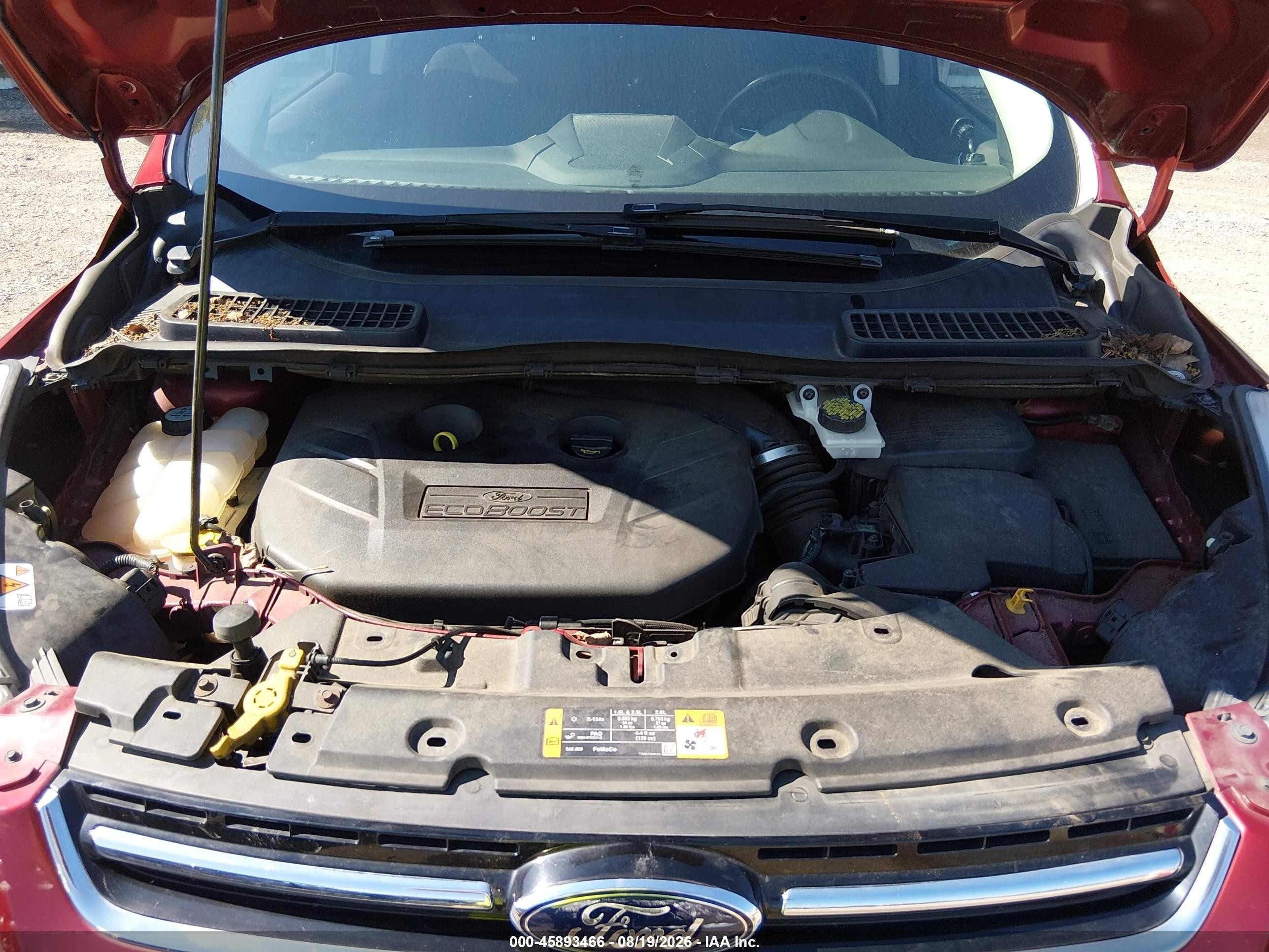 2013 Ford Escape Titanium Red vin: 1FMCU9J99DUB93410
