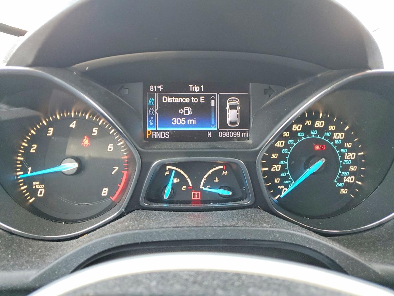 2013 Ford Escape Titanium Charcoal vin: 1FMCU9J99DUB97084