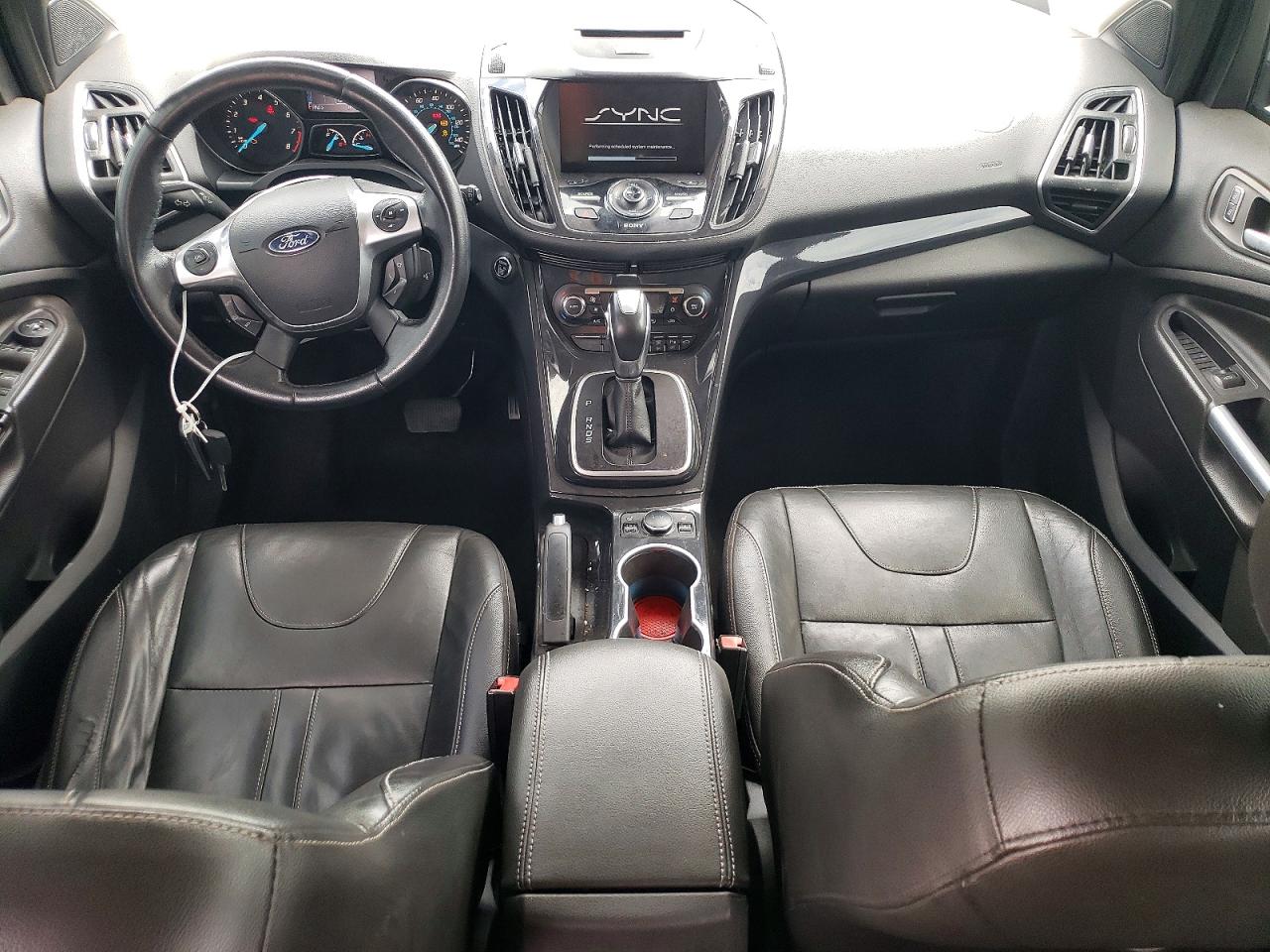 2013 Ford Escape Titanium White vin: 1FMCU9J99DUD14467