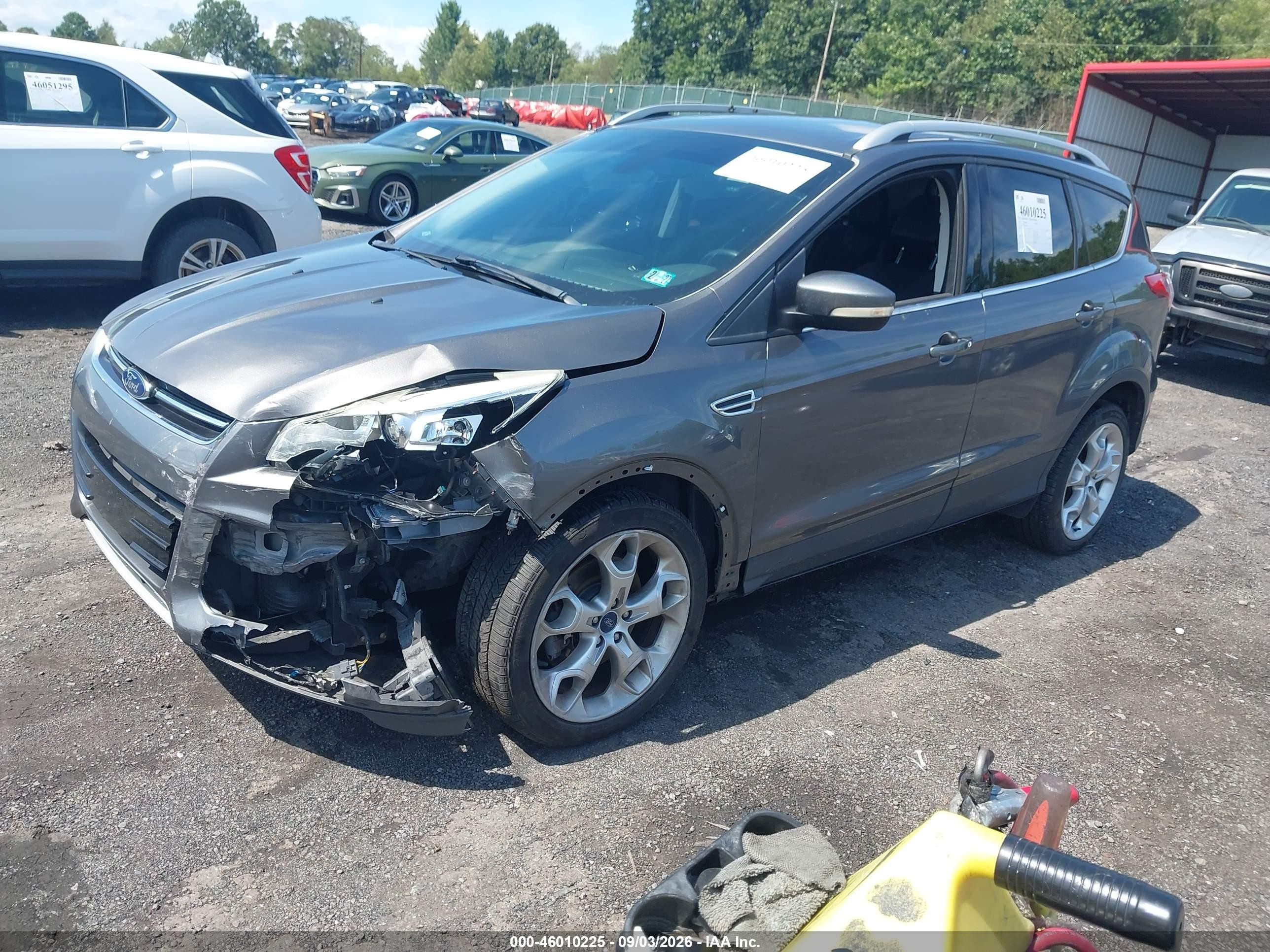 2013 Ford Escape Titanium Gray vin: 1FMCU9J99DUD65001