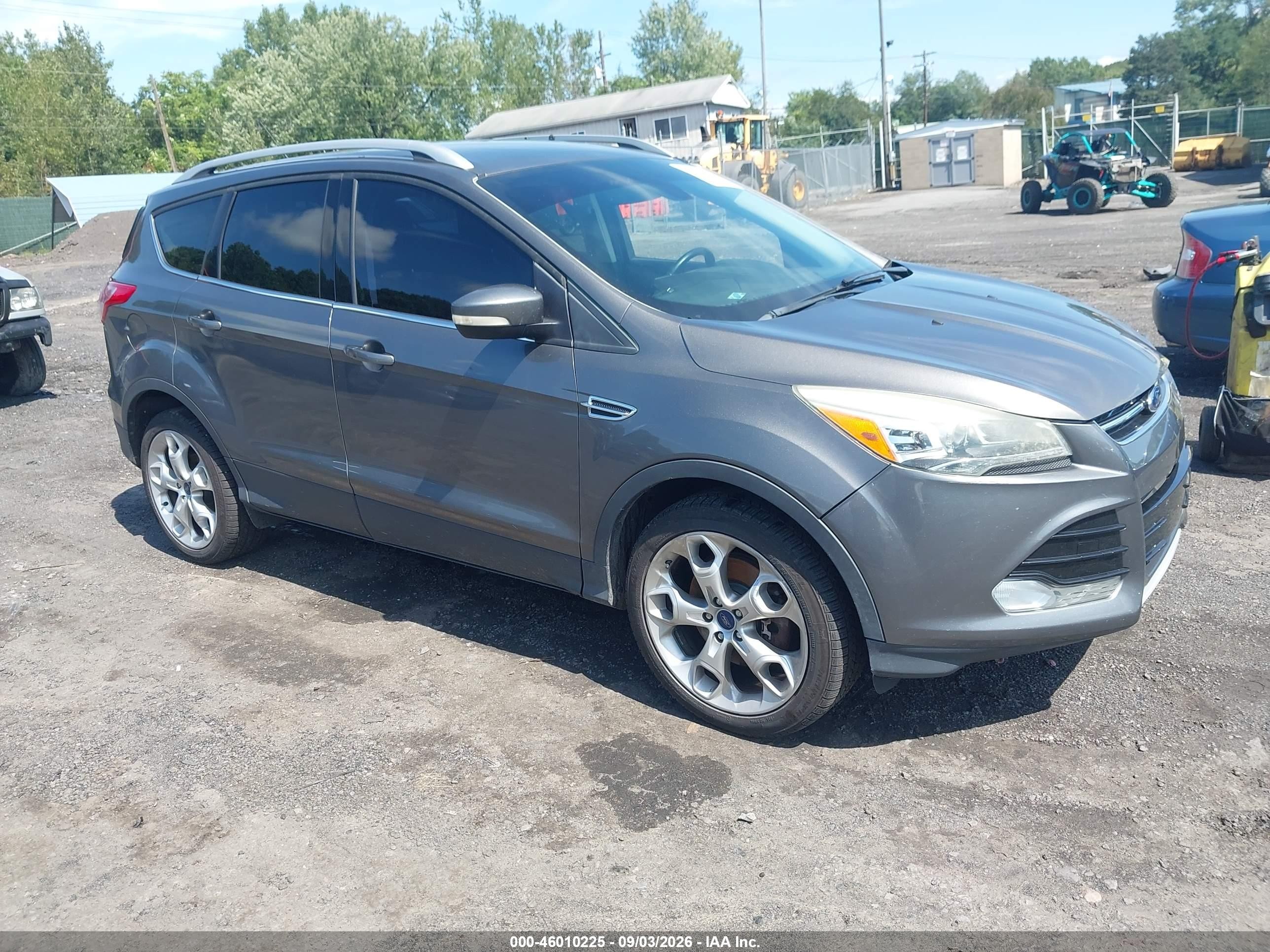 2013 Ford Escape Titanium Gray vin: 1FMCU9J99DUD65001