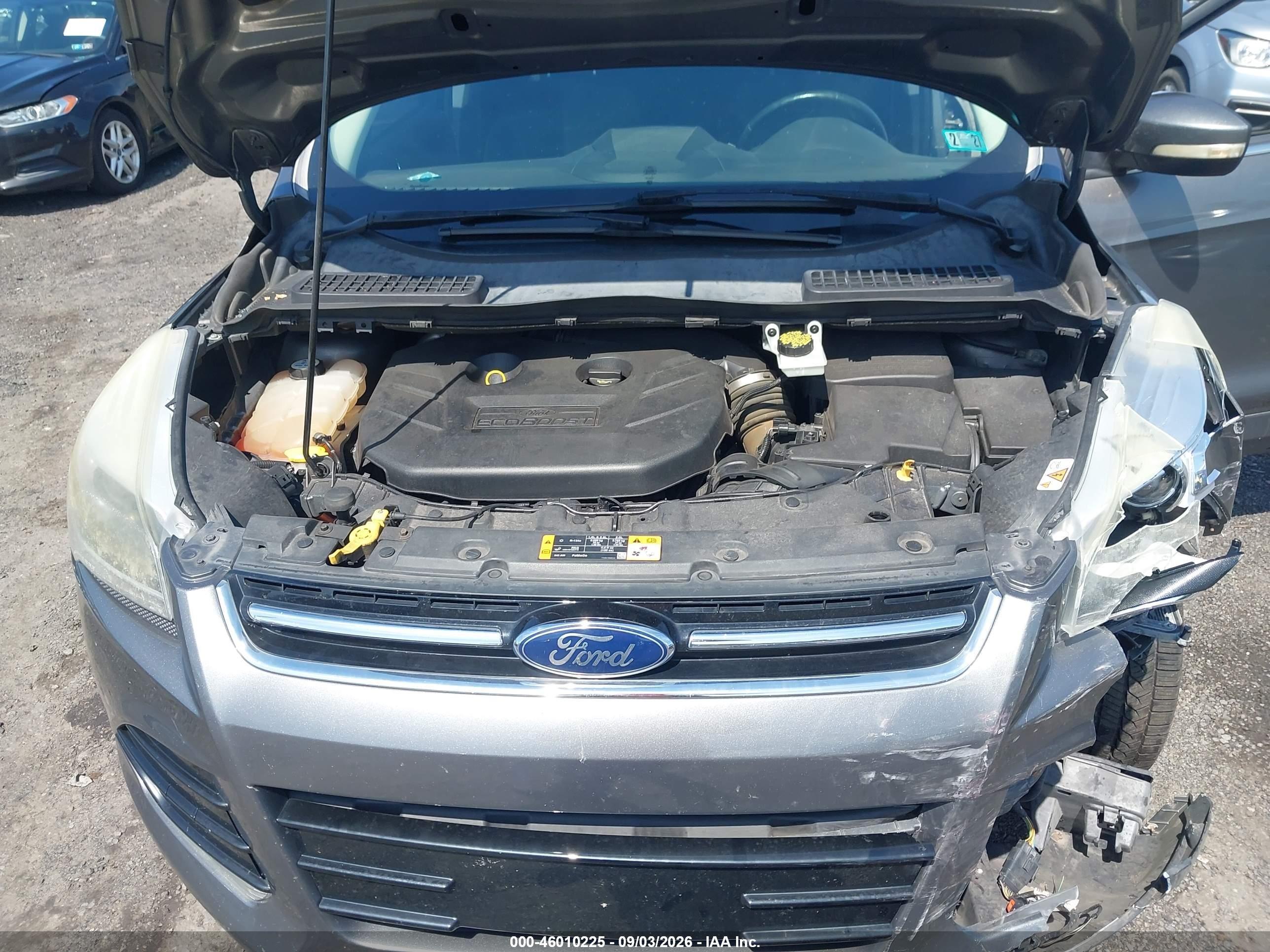 2013 Ford Escape Titanium Gray vin: 1FMCU9J99DUD65001