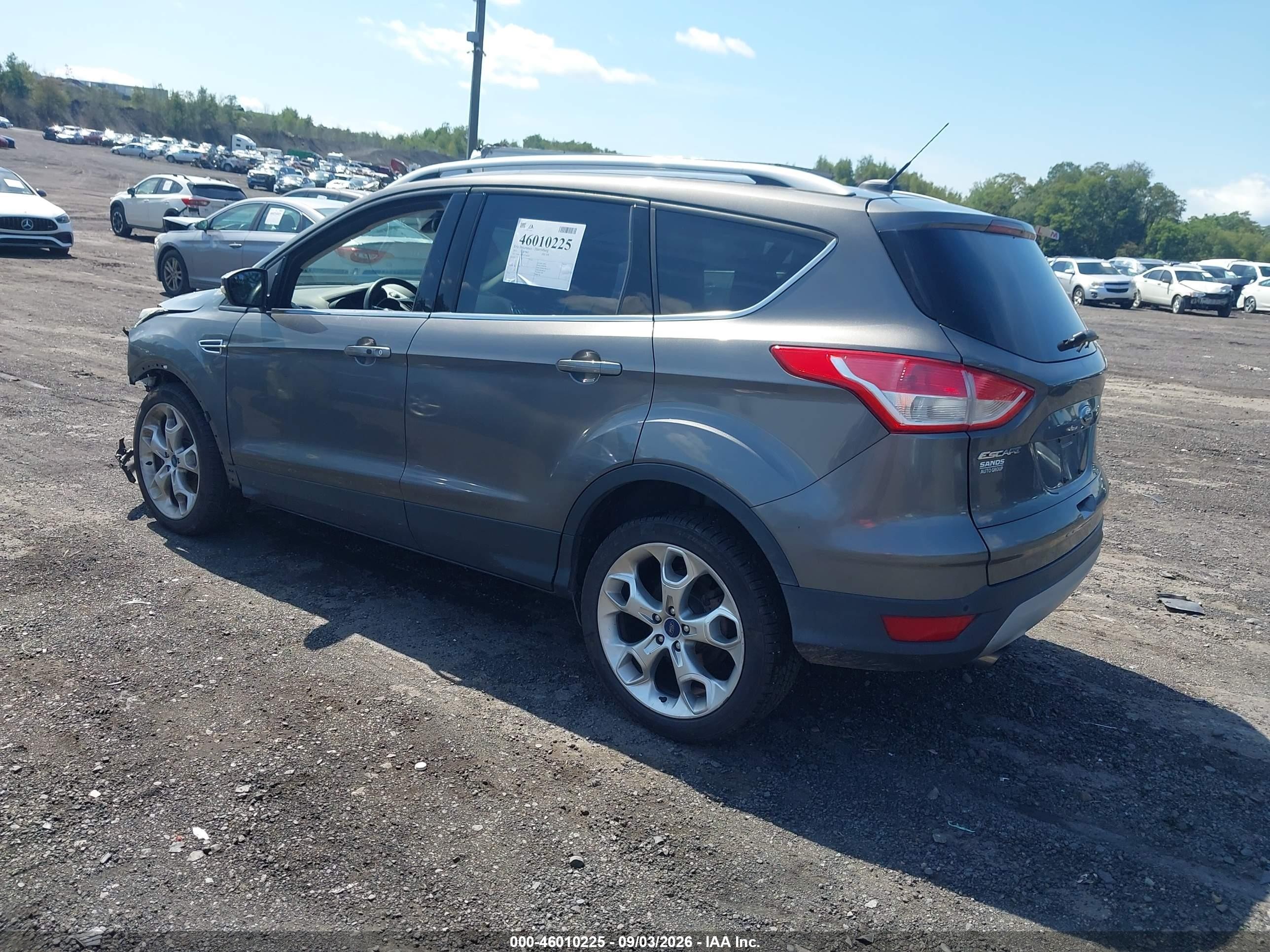 2013 Ford Escape Titanium Gray vin: 1FMCU9J99DUD65001