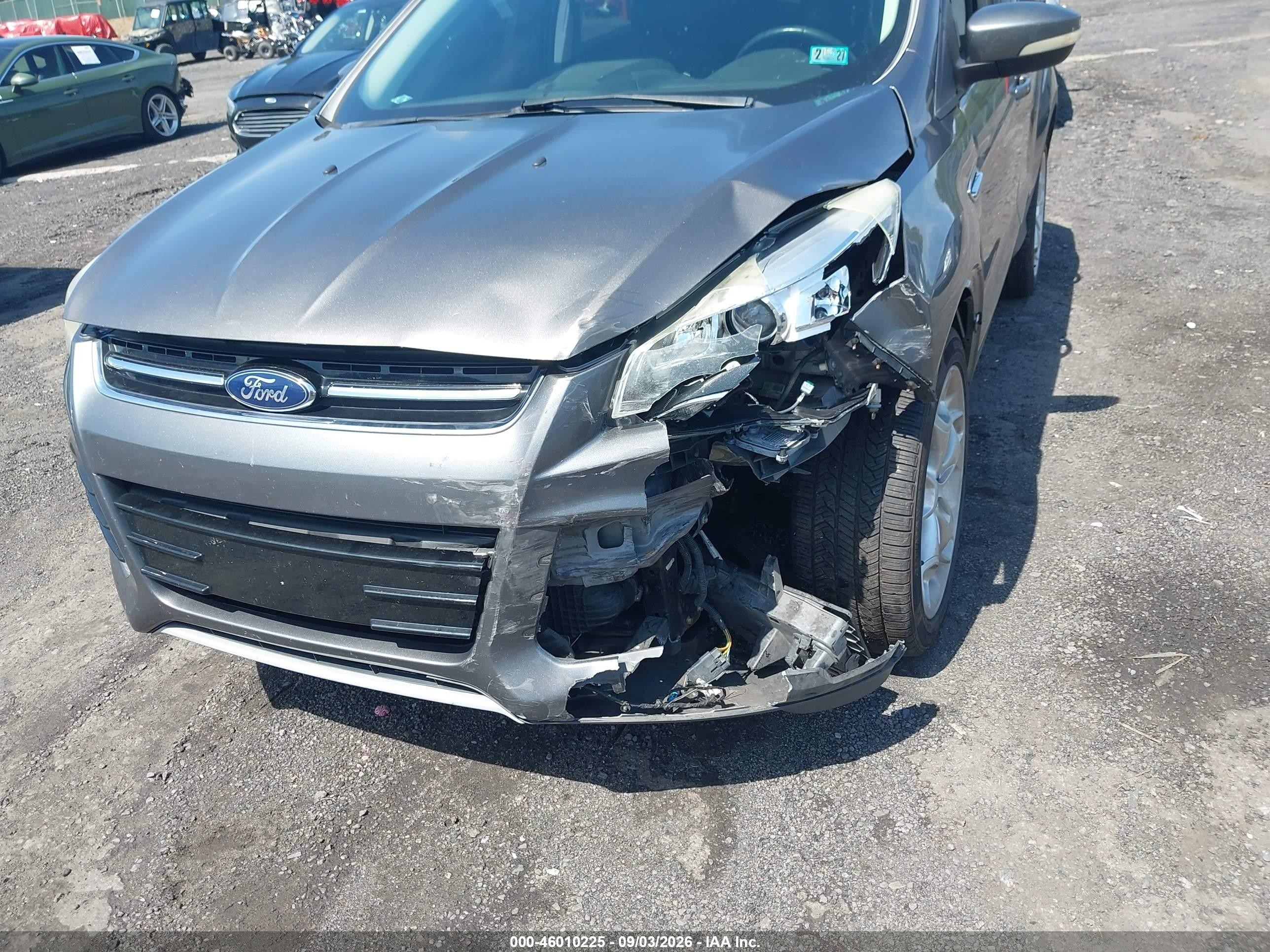 2013 Ford Escape Titanium Gray vin: 1FMCU9J99DUD65001