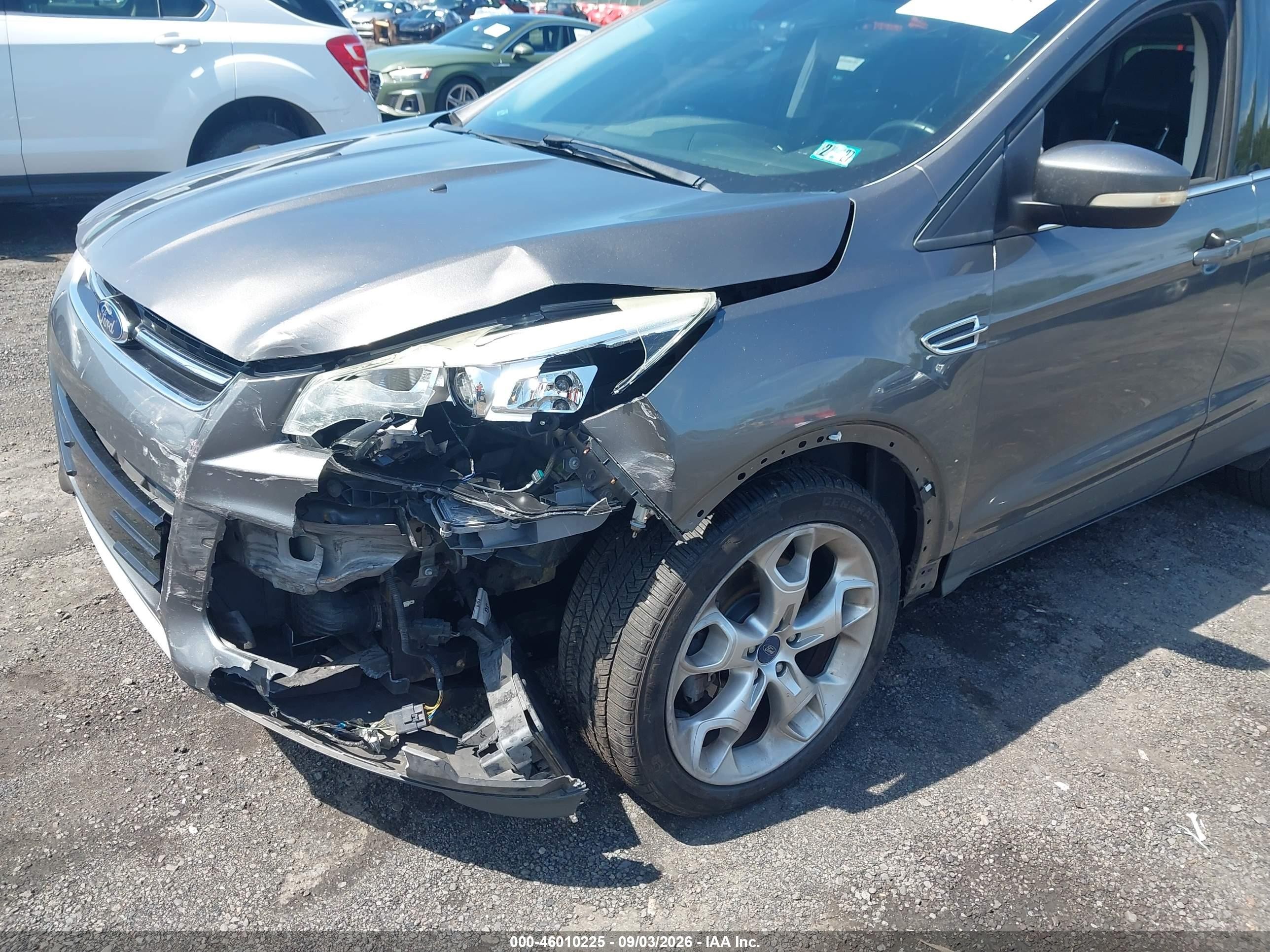 2013 Ford Escape Titanium Gray vin: 1FMCU9J99DUD65001