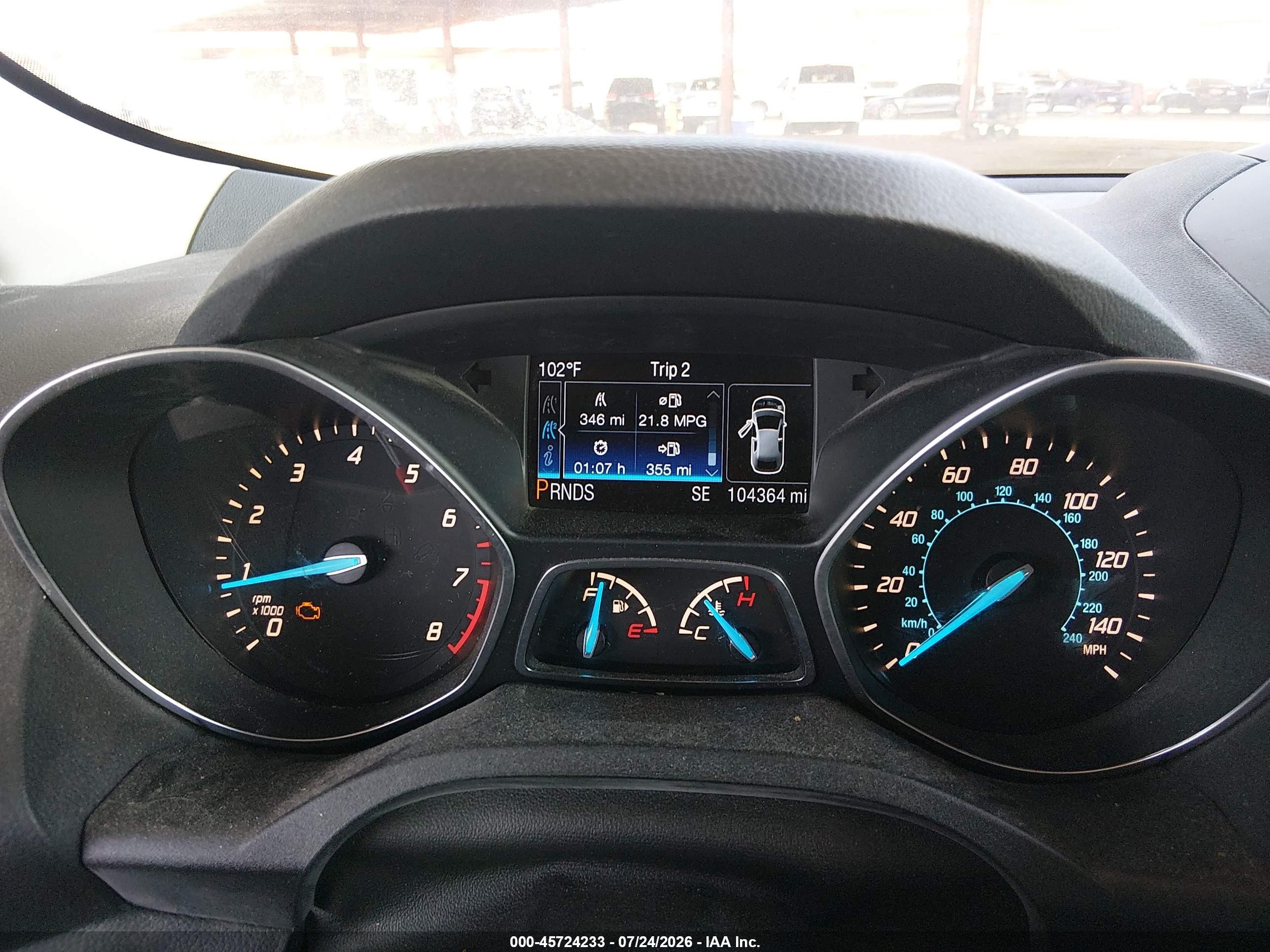 2014 Ford Escape Titanium Серый vin: 1FMCU9J99EUA19161