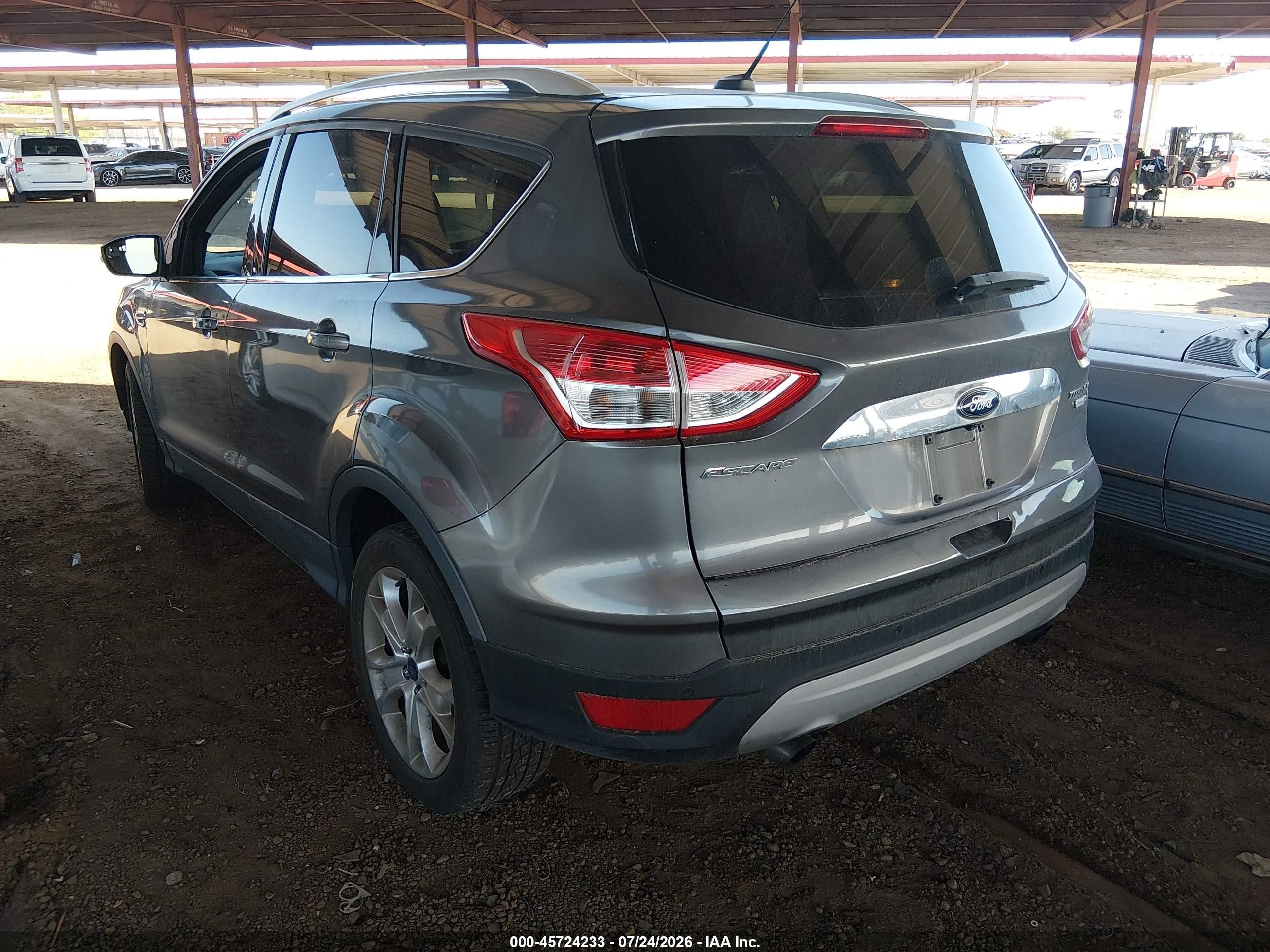 2014 Ford Escape Titanium Серый vin: 1FMCU9J99EUA19161