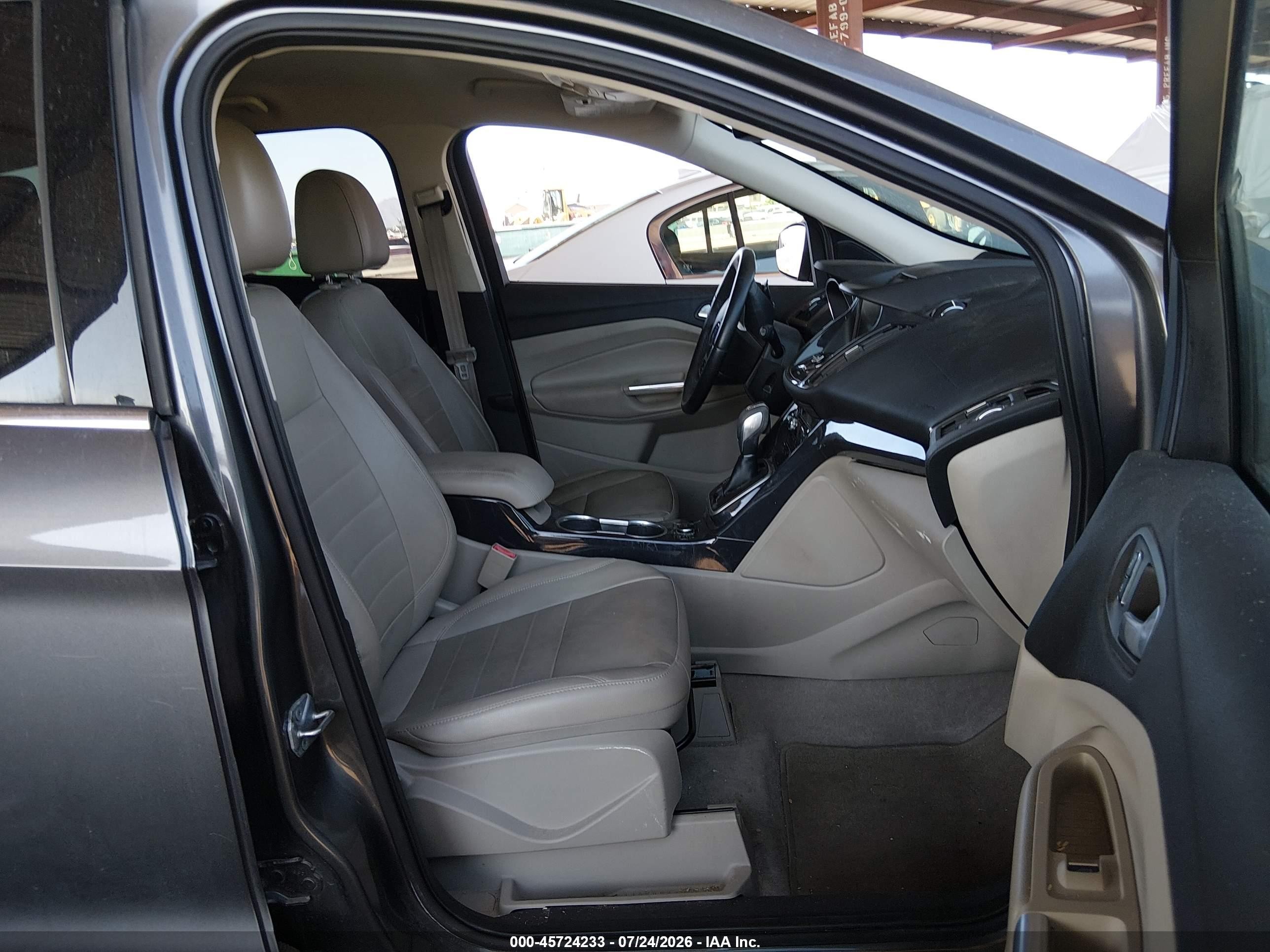 2014 Ford Escape Titanium Серый vin: 1FMCU9J99EUA19161