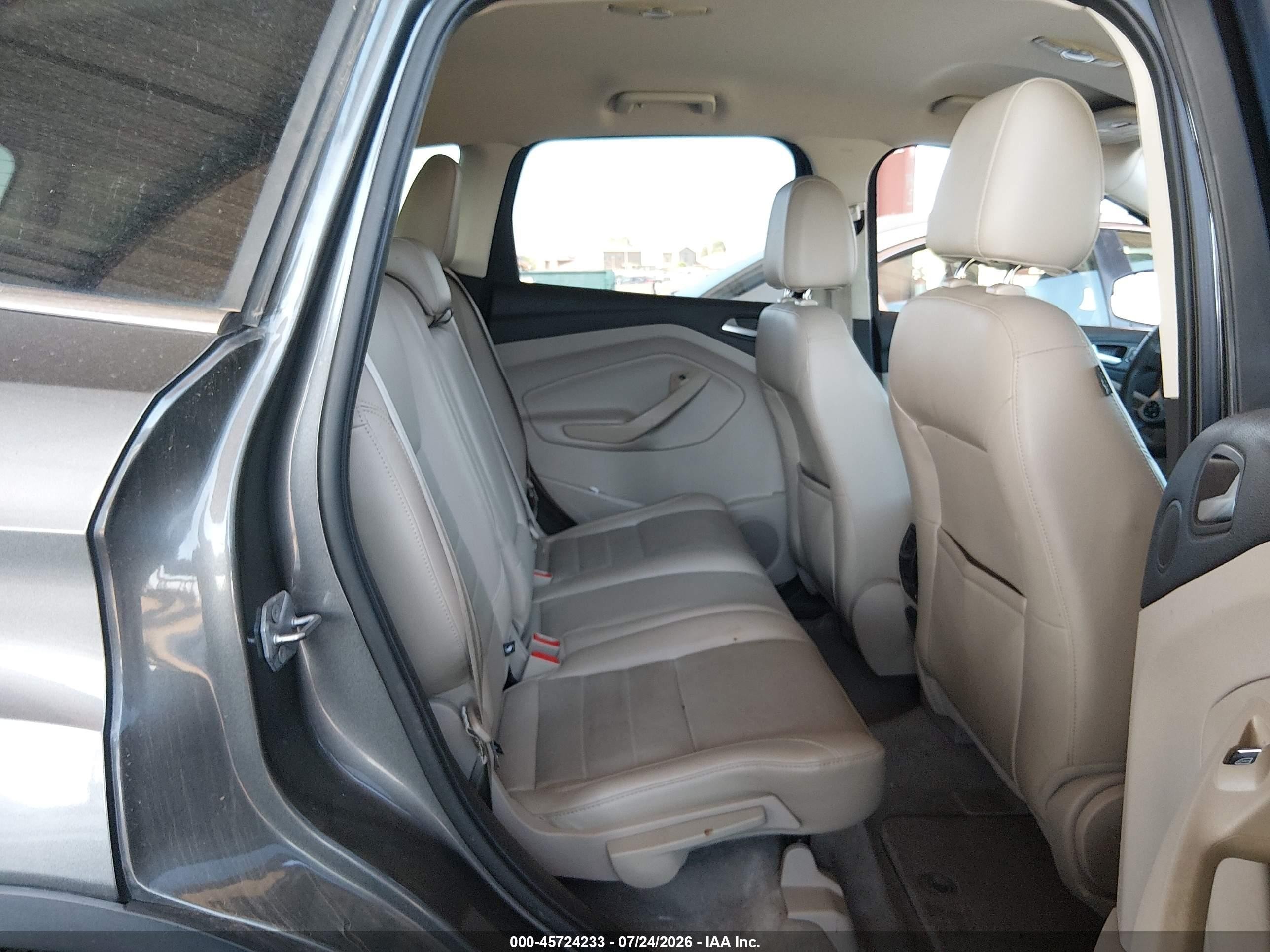 2014 Ford Escape Titanium Серый vin: 1FMCU9J99EUA19161