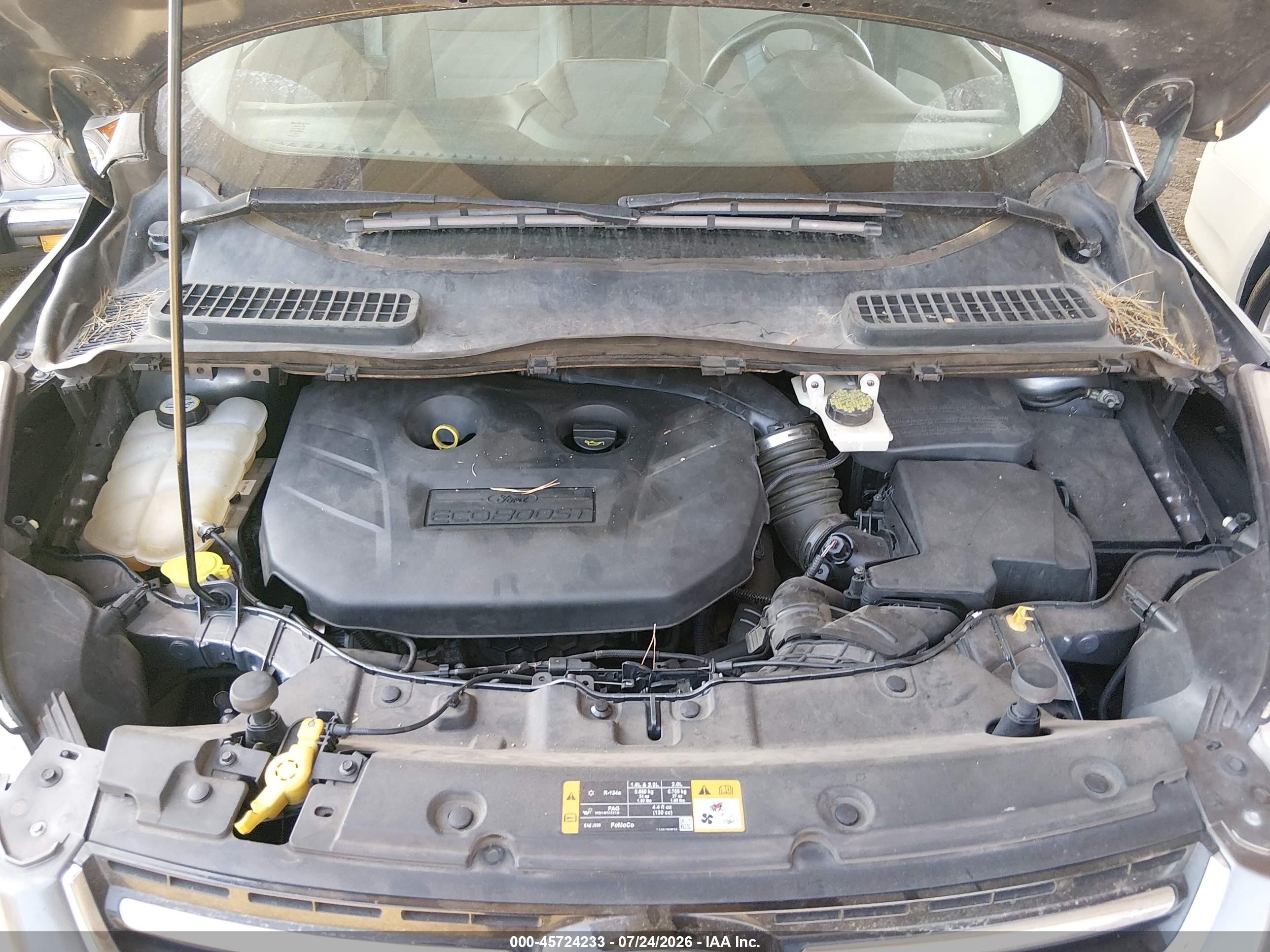 2014 Ford Escape Titanium Серый vin: 1FMCU9J99EUA19161