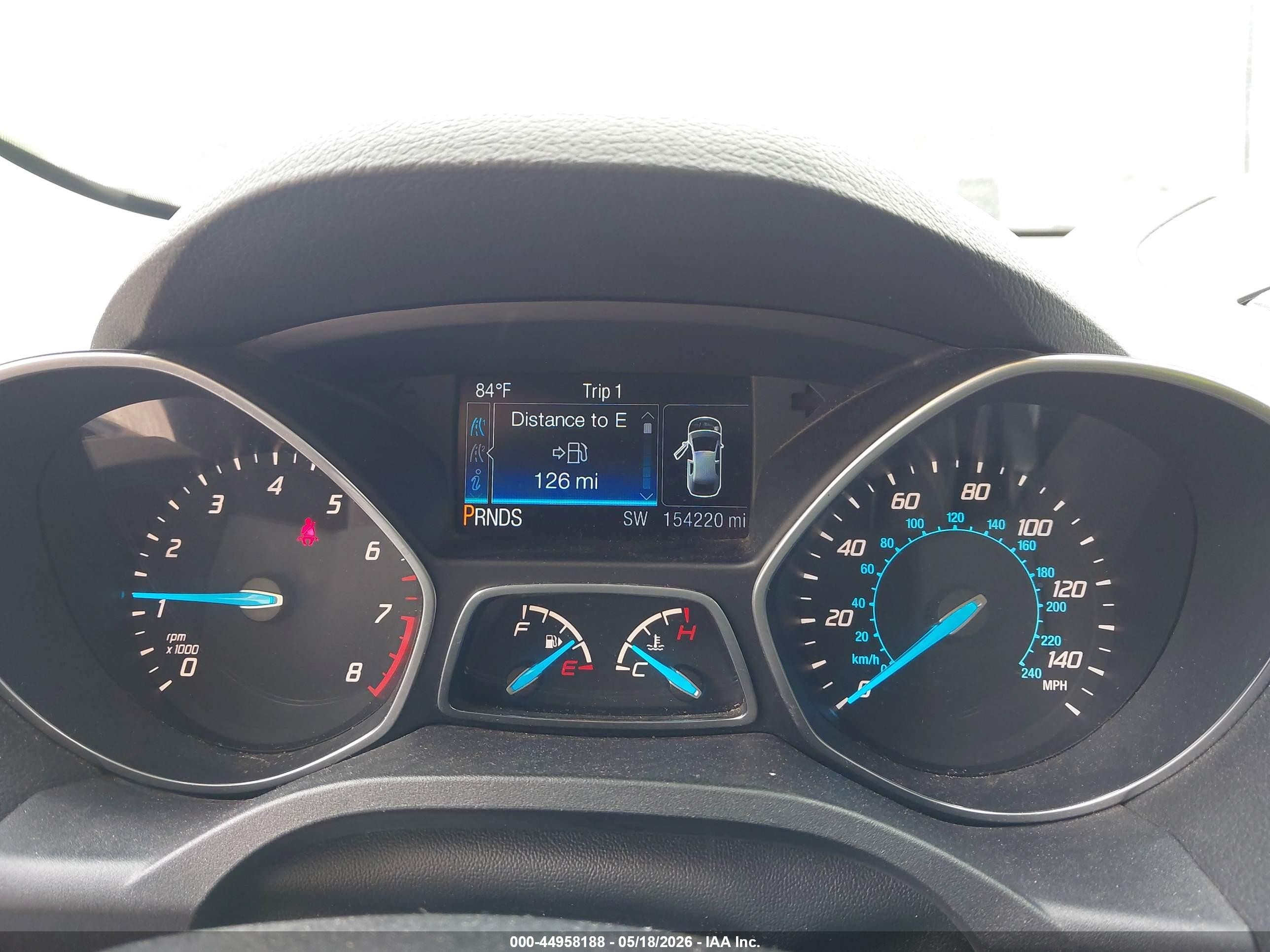 2014 Ford Escape Titanium White vin: 1FMCU9J99EUA20956