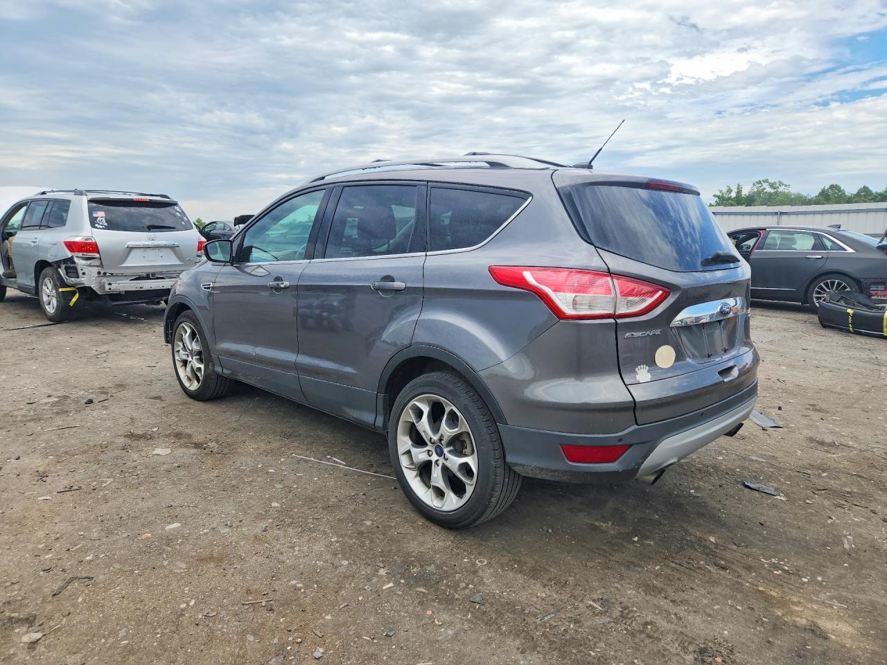 2014 Ford Escape Titanium Gray vin: 1FMCU9J99EUA27678