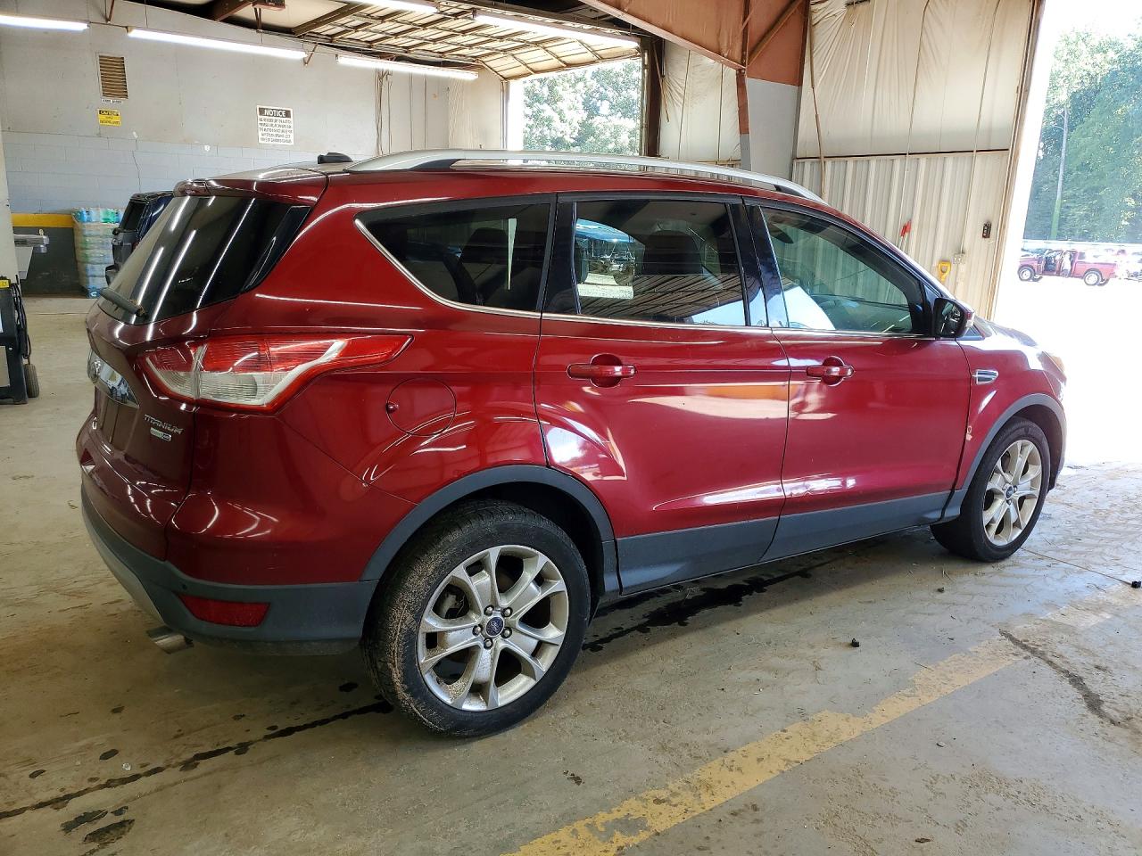 2014 Ford Escape Titanium Red vin: 1FMCU9J99EUA31567