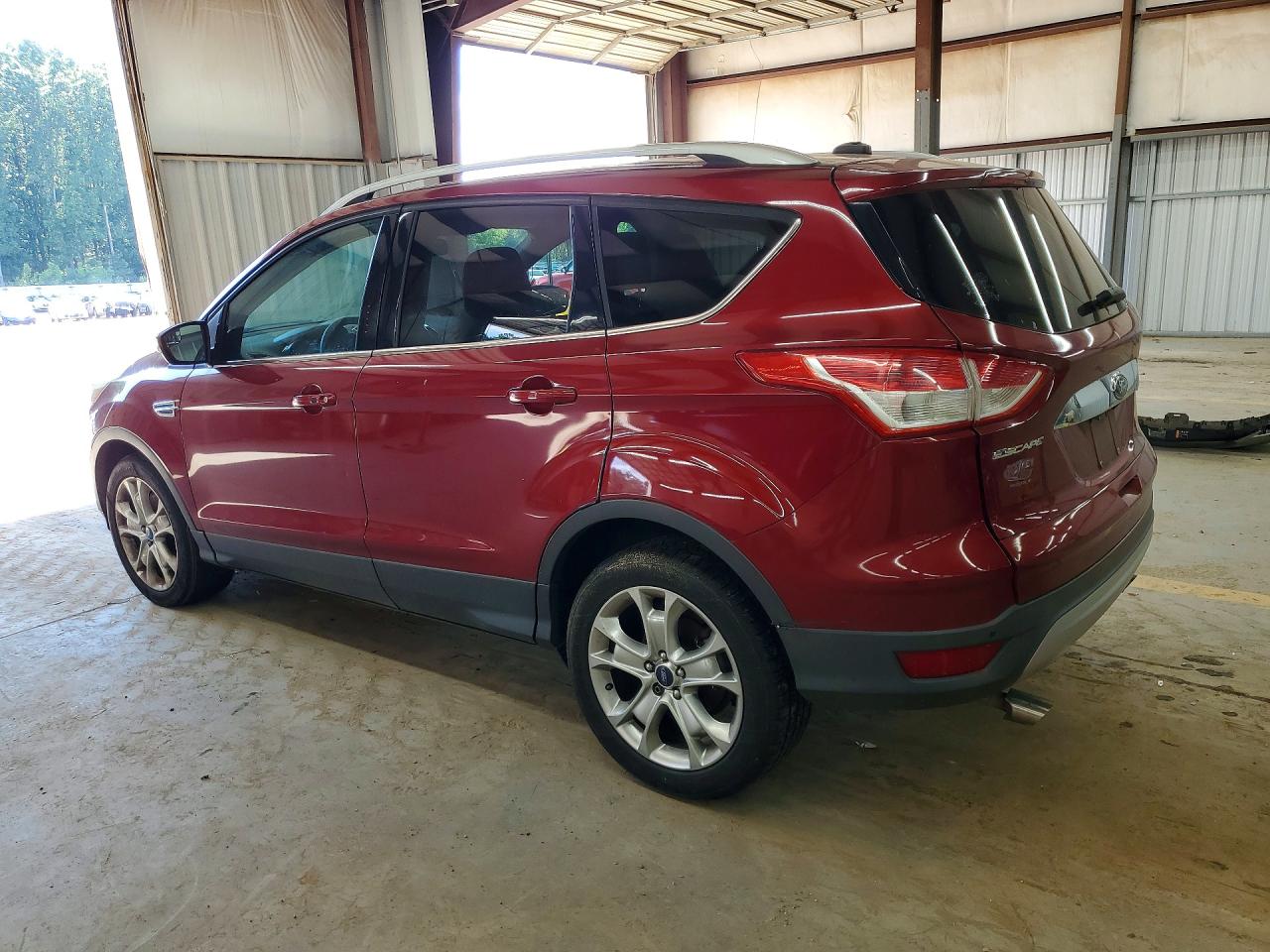 2014 Ford Escape Titanium Red vin: 1FMCU9J99EUA31567