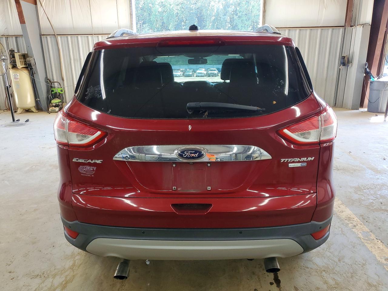 2014 Ford Escape Titanium Red vin: 1FMCU9J99EUA31567