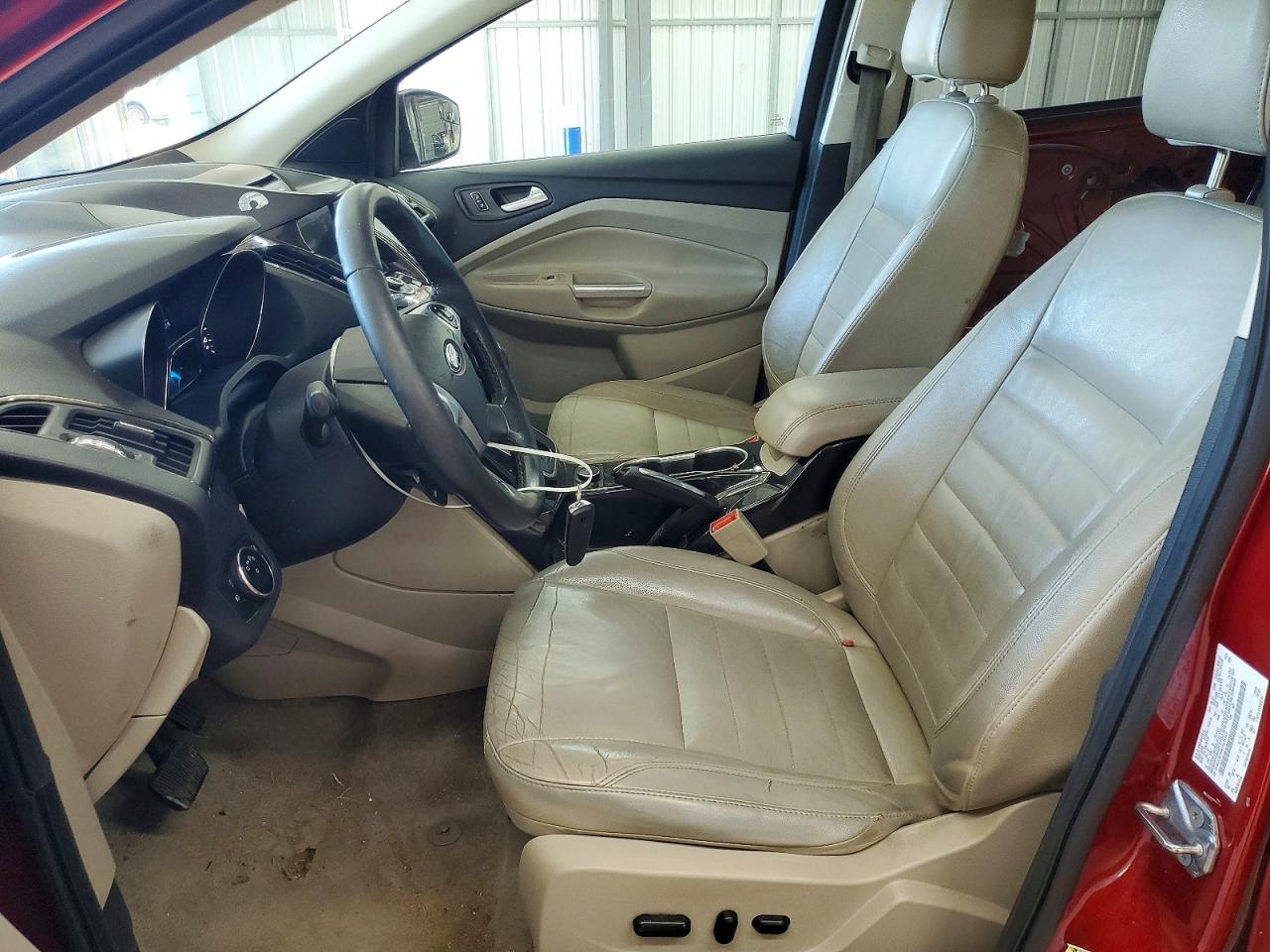 2014 Ford Escape Titanium Red vin: 1FMCU9J99EUA31567