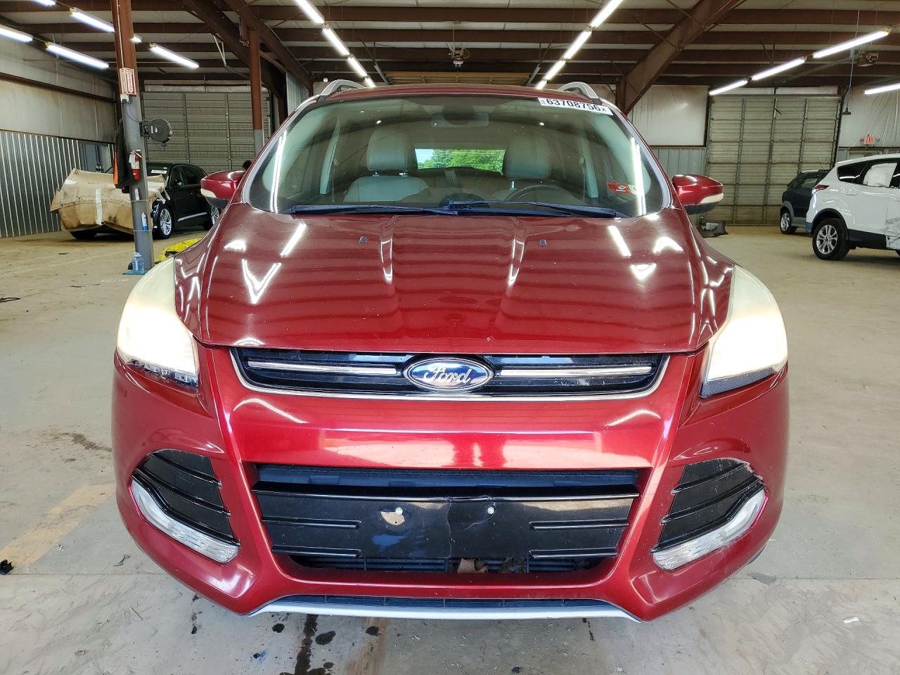 2014 Ford Escape Titanium Red vin: 1FMCU9J99EUA31567