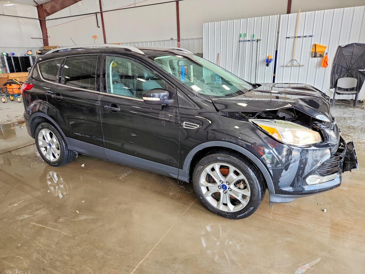 2014 Ford Escape Titanium Black vin: 1FMCU9J99EUA68621