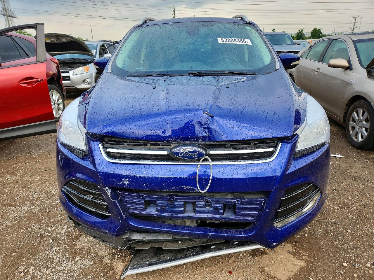 2014 Ford Escape Titanium Blue vin: 1FMCU9J99EUA69087