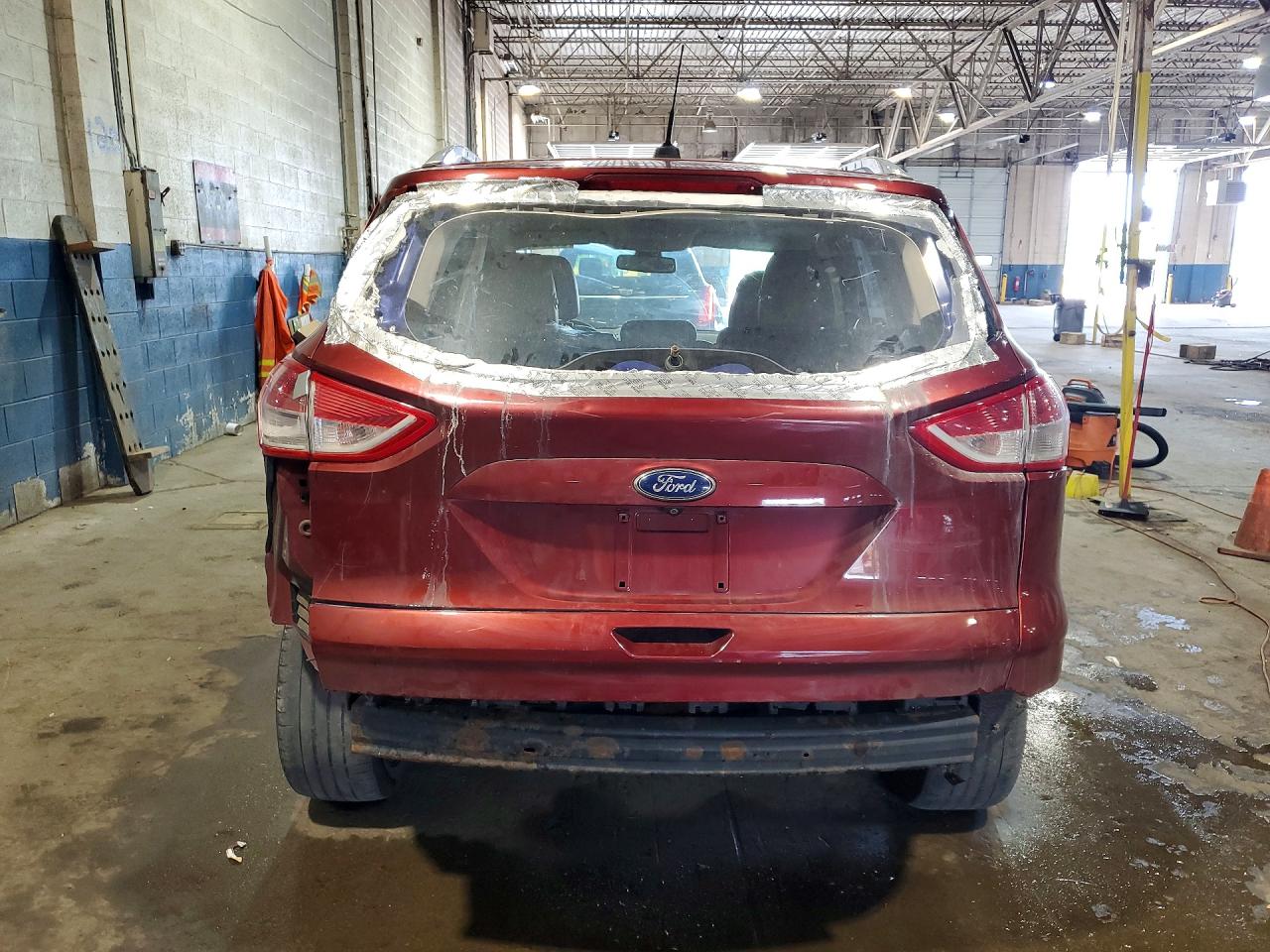 2014 Ford Escape Titanium Red vin: 1FMCU9J99EUA88173