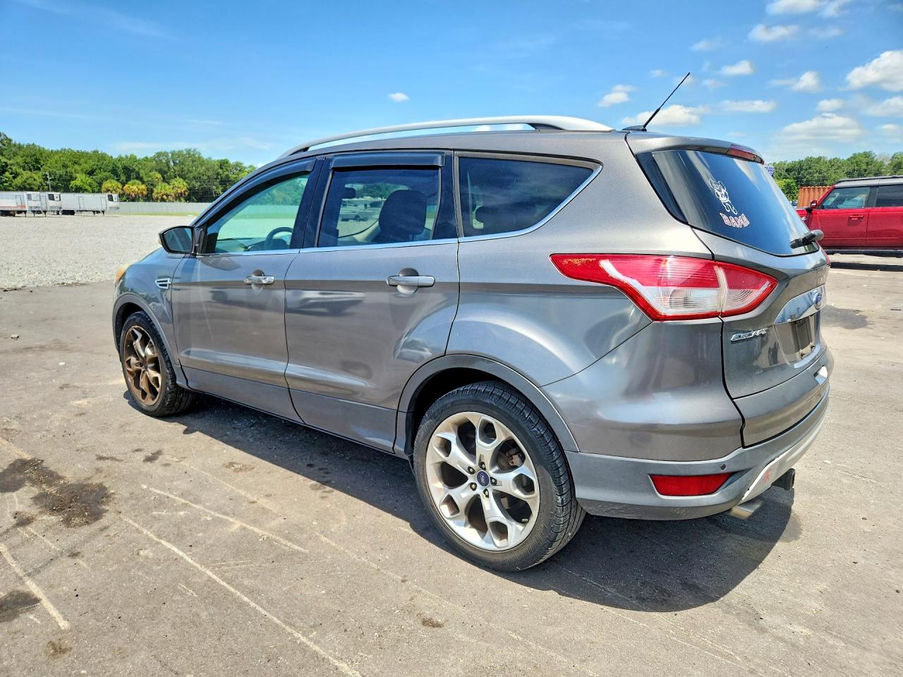2014 Ford Escape Titanium Gray vin: 1FMCU9J99EUA96354