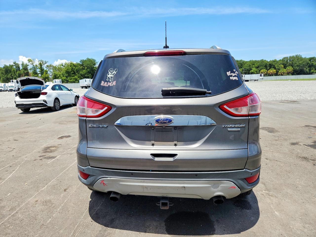 2014 Ford Escape Titanium Gray vin: 1FMCU9J99EUA96354