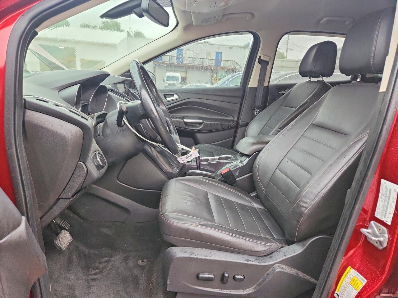 2014 Ford Escape Titanium Burgundy vin: 1FMCU9J99EUB13556