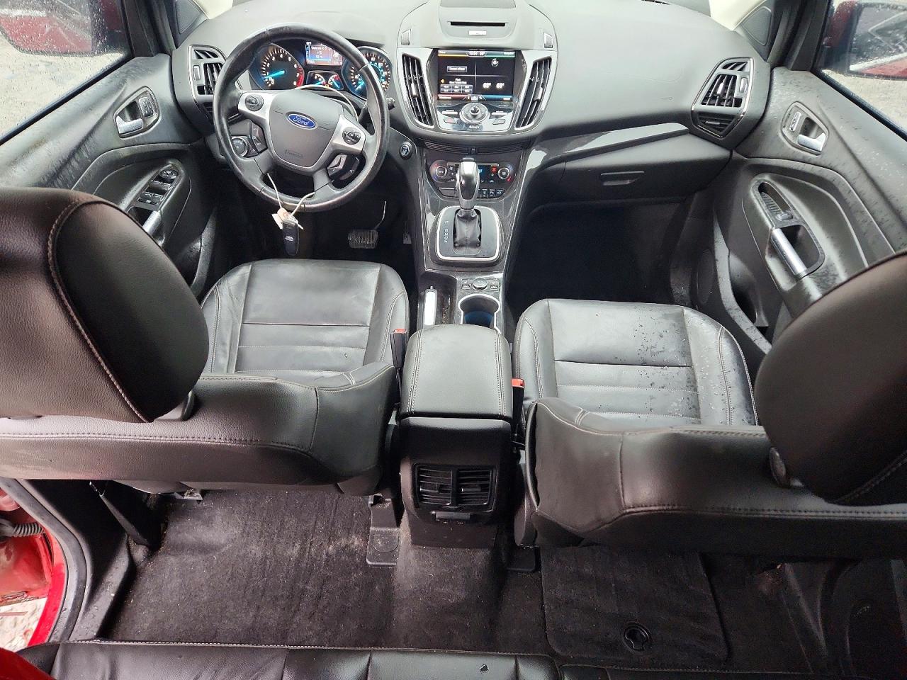2014 Ford Escape Titanium Burgundy vin: 1FMCU9J99EUB13556