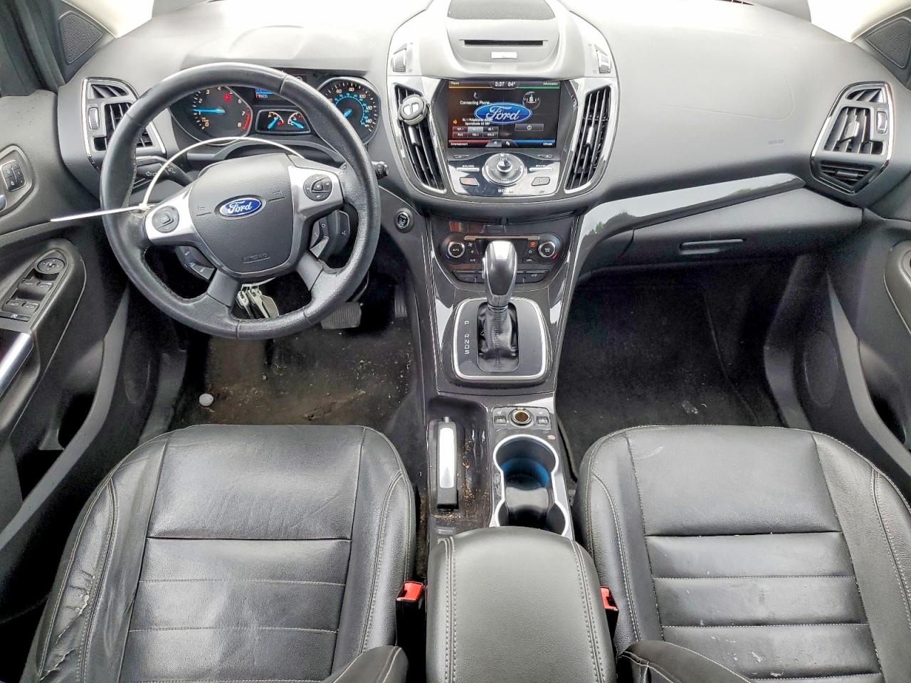 2014 Ford Escape Titanium Red vin: 1FMCU9J99EUB26193