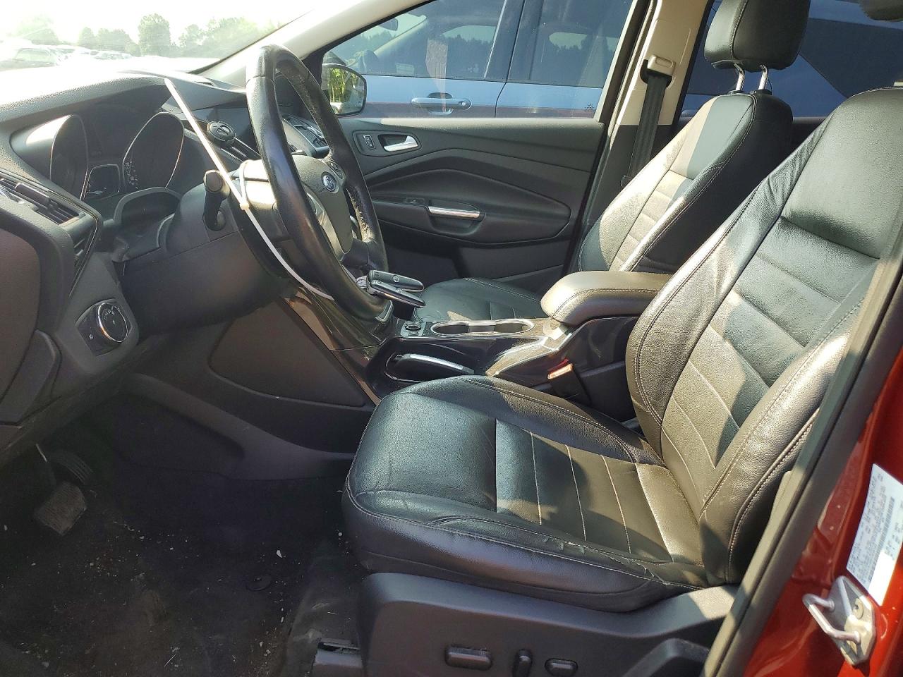 2014 Ford Escape Titanium Red vin: 1FMCU9J99EUB26193