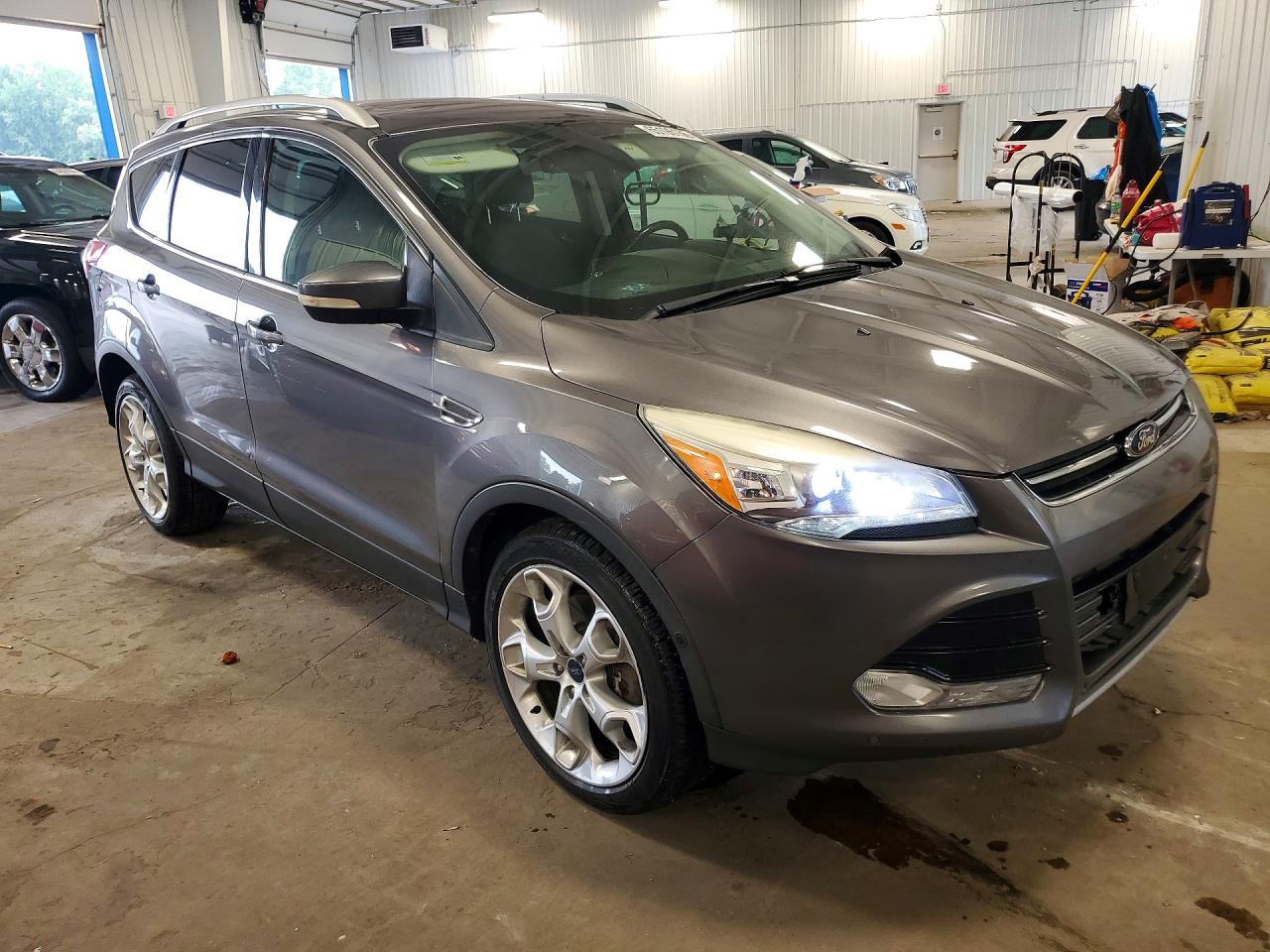 2014 Ford Escape Titanium Gray vin: 1FMCU9J99EUB26548
