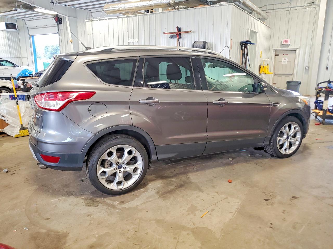 2014 Ford Escape Titanium Gray vin: 1FMCU9J99EUB26548