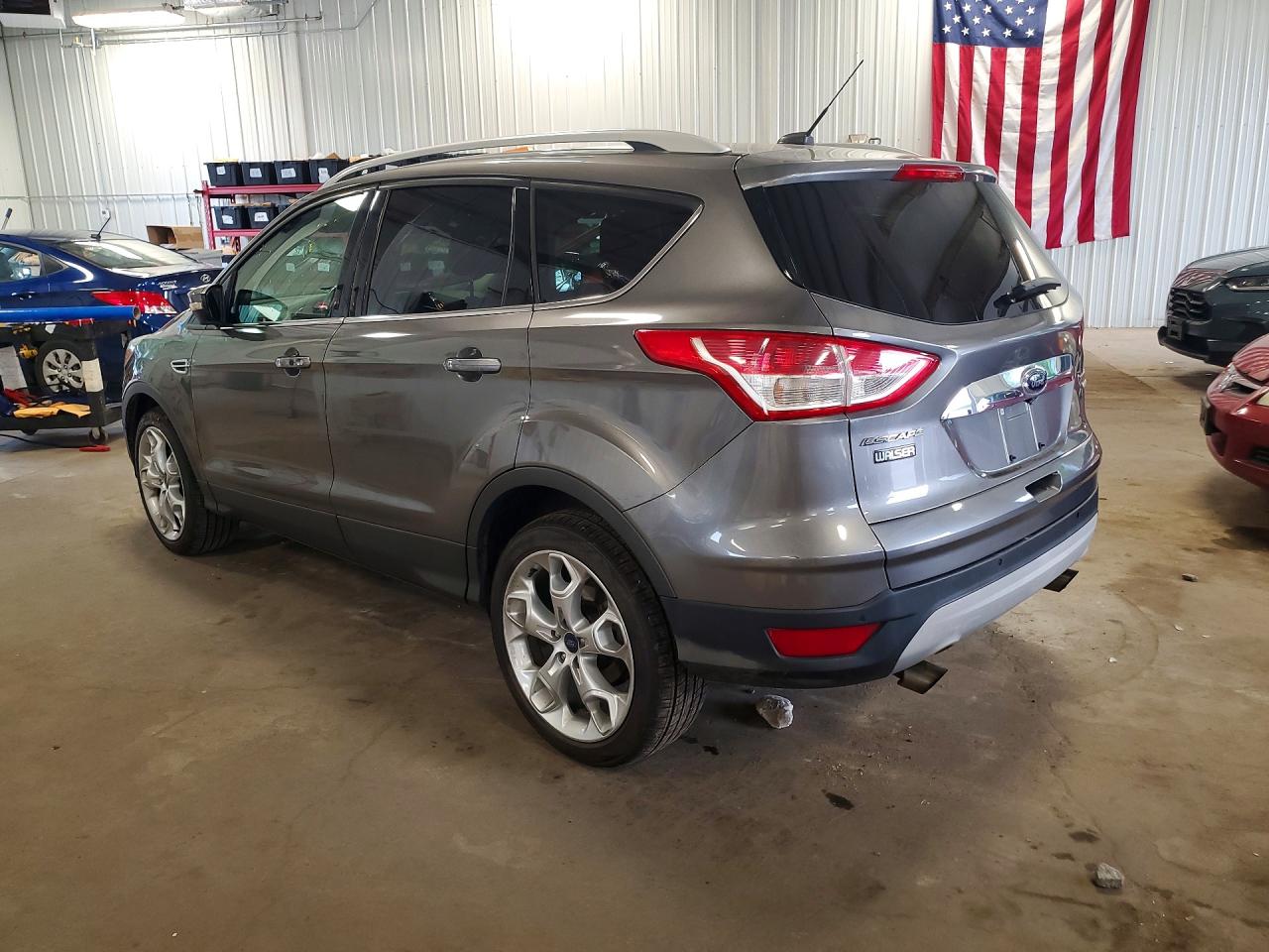 2014 Ford Escape Titanium Gray vin: 1FMCU9J99EUB26548