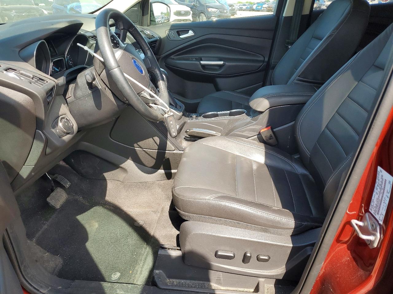 2014 Ford Escape Titanium Red vin: 1FMCU9J99EUB70940
