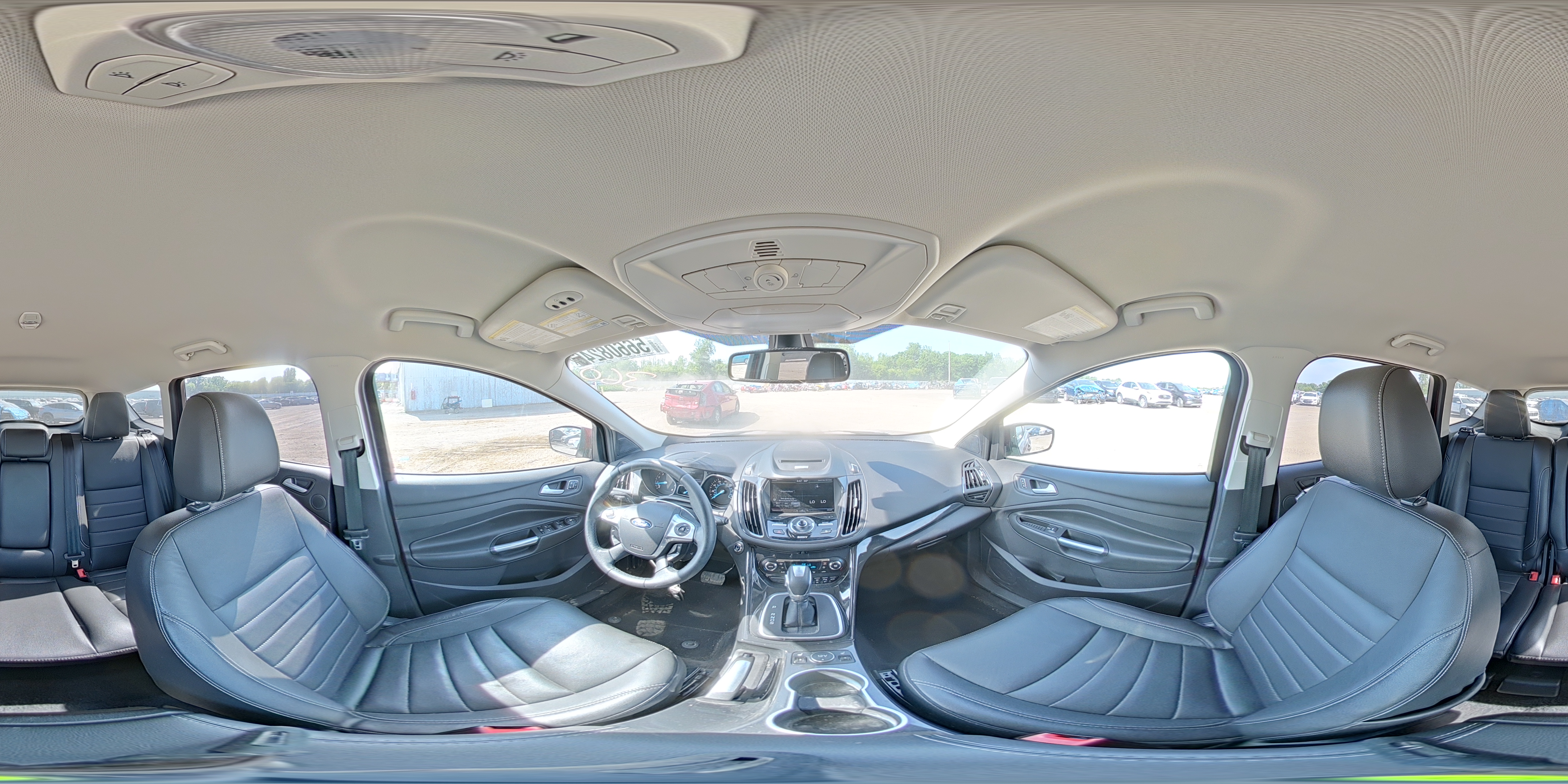 2014 Ford Escape Titanium Red vin: 1FMCU9J99EUB70940