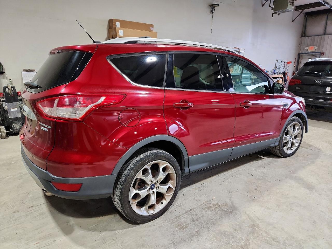 2014 Ford Escape Titanium Burgundy vin: 1FMCU9J99EUB93683