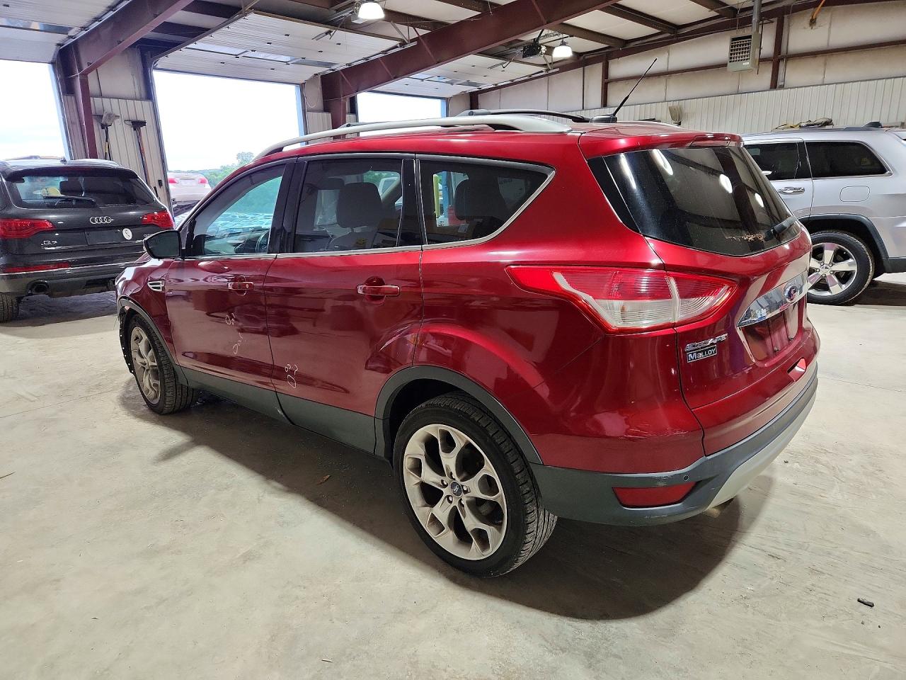 2014 Ford Escape Titanium Burgundy vin: 1FMCU9J99EUB93683