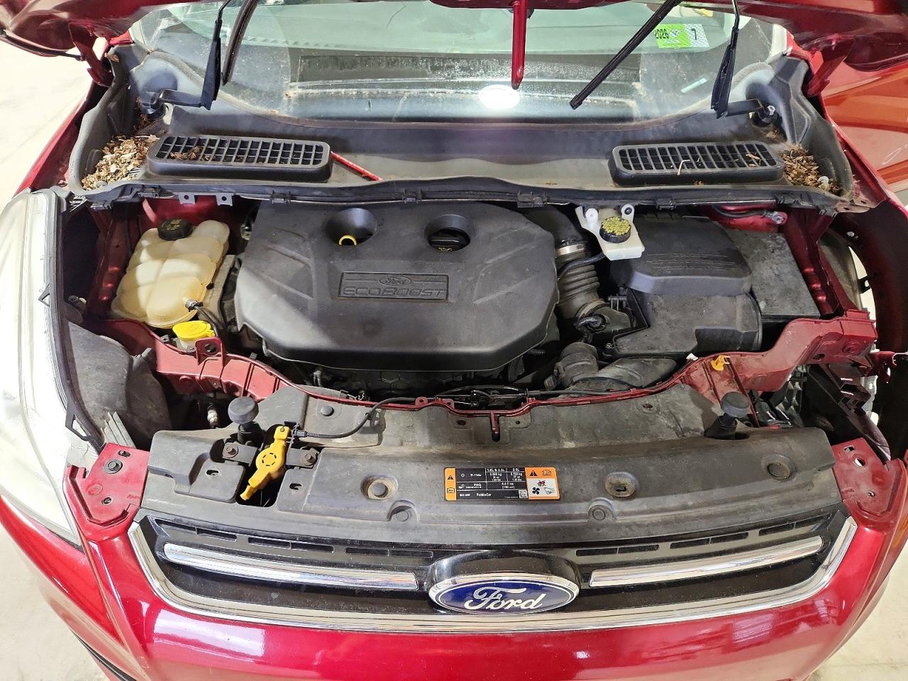 2014 Ford Escape Titanium Burgundy vin: 1FMCU9J99EUB93683