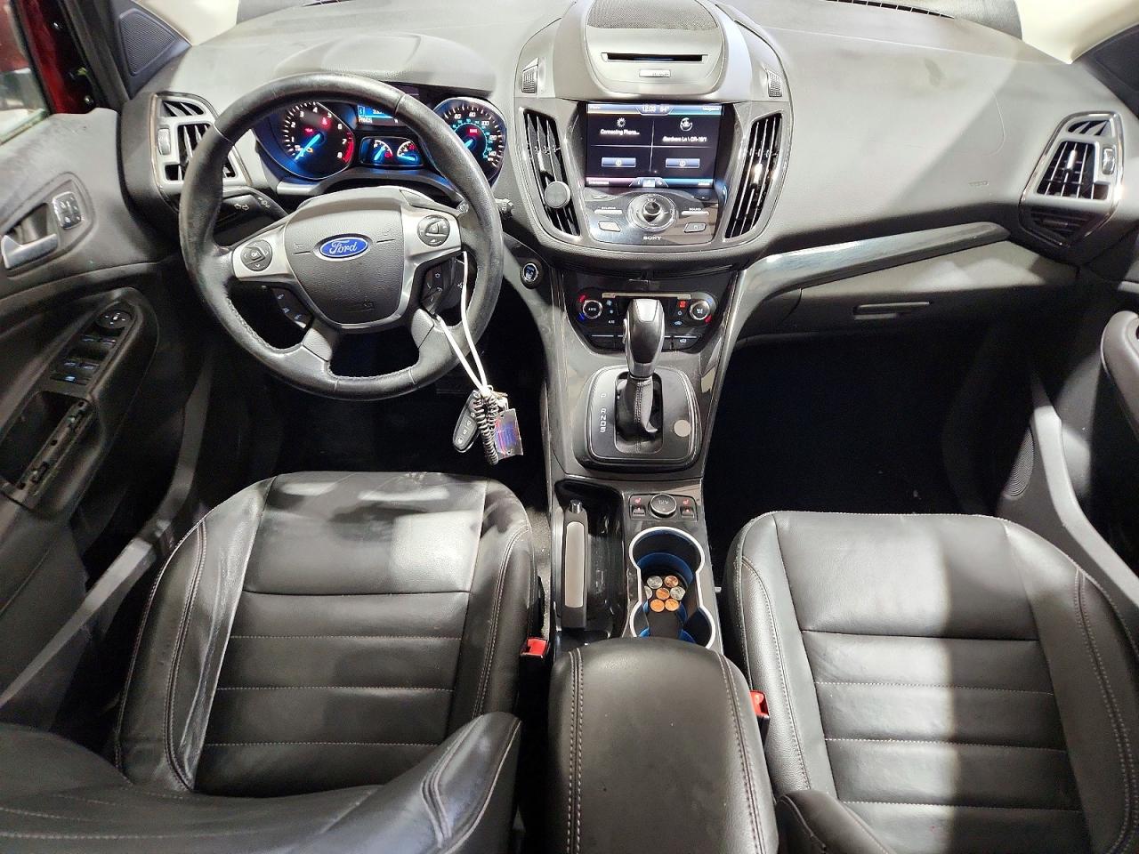 2014 Ford Escape Titanium Burgundy vin: 1FMCU9J99EUB93683