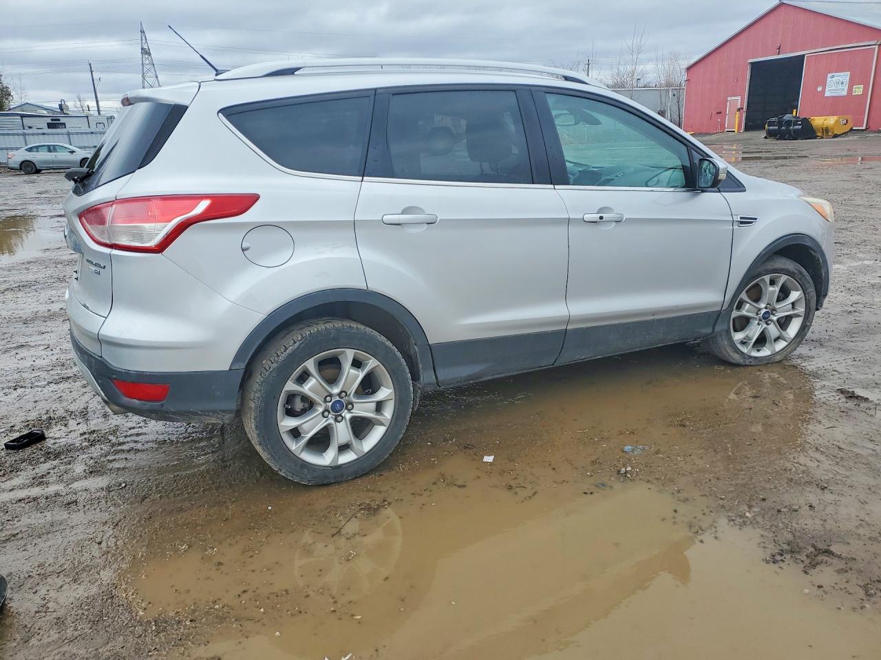 2014 Ford Escape Titanium Silver vin: 1FMCU9J99EUC12829