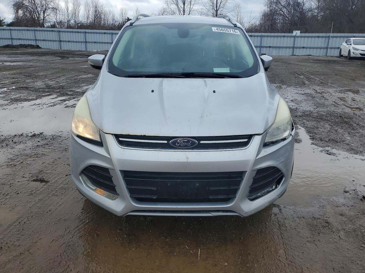 2014 Ford Escape Titanium Silver vin: 1FMCU9J99EUC12829