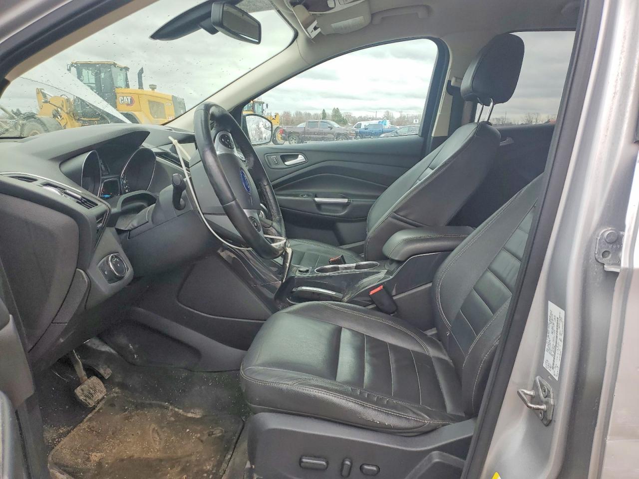 2014 Ford Escape Titanium Silver vin: 1FMCU9J99EUC12829