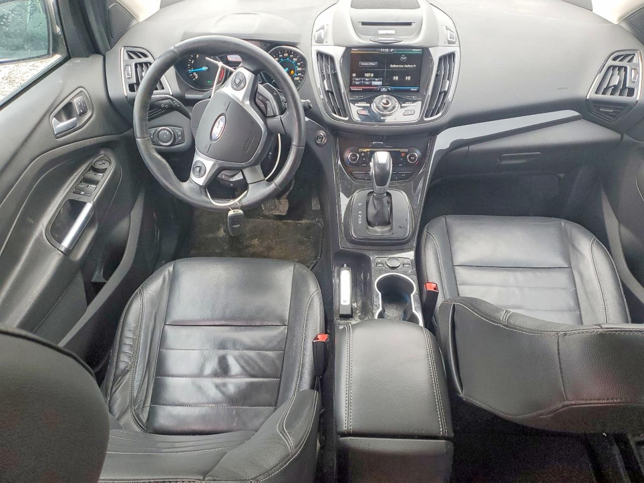 2014 Ford Escape Titanium Silver vin: 1FMCU9J99EUC12829