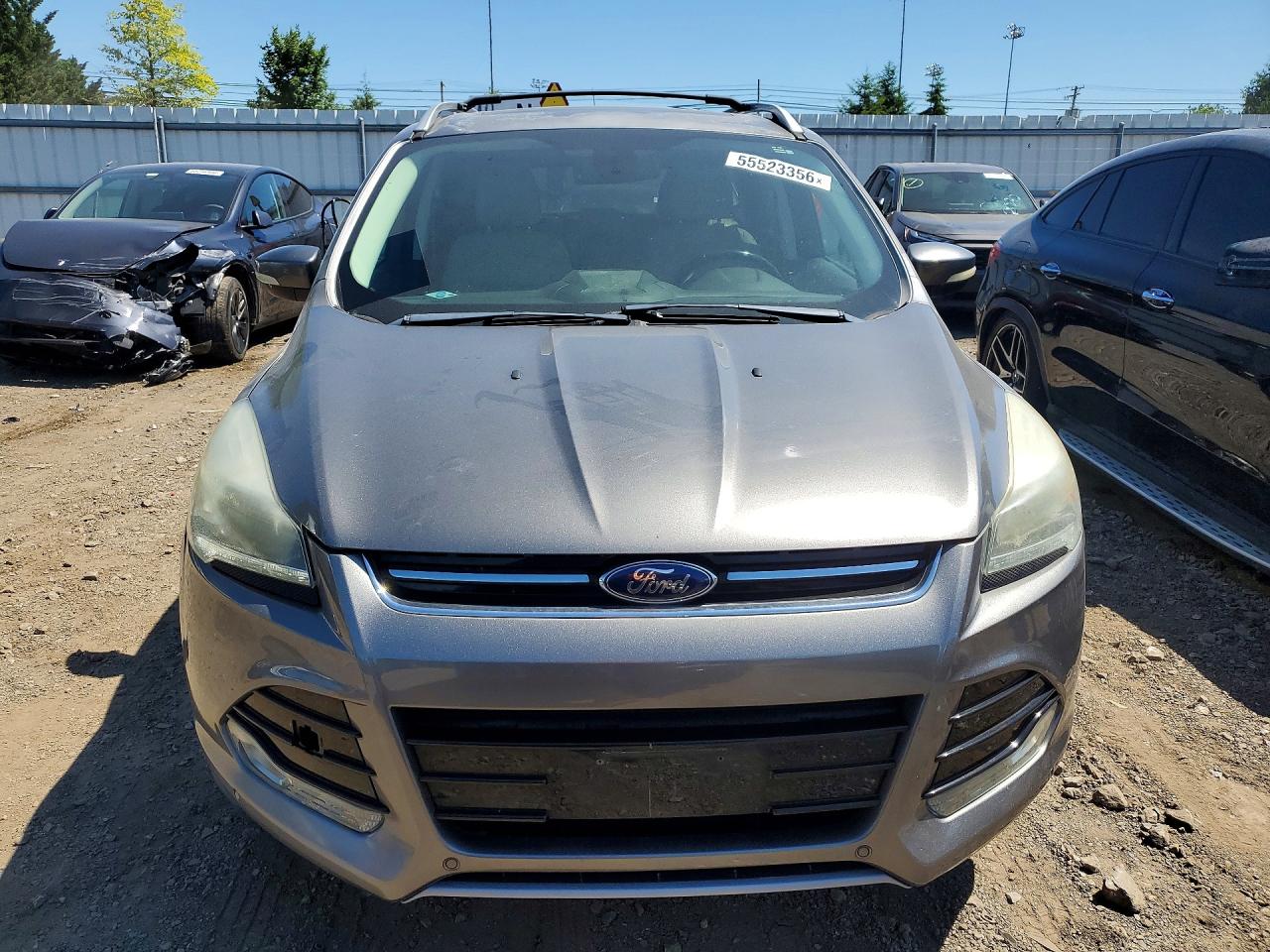 2014 Ford Escape Titanium Silver vin: 1FMCU9J99EUC26911