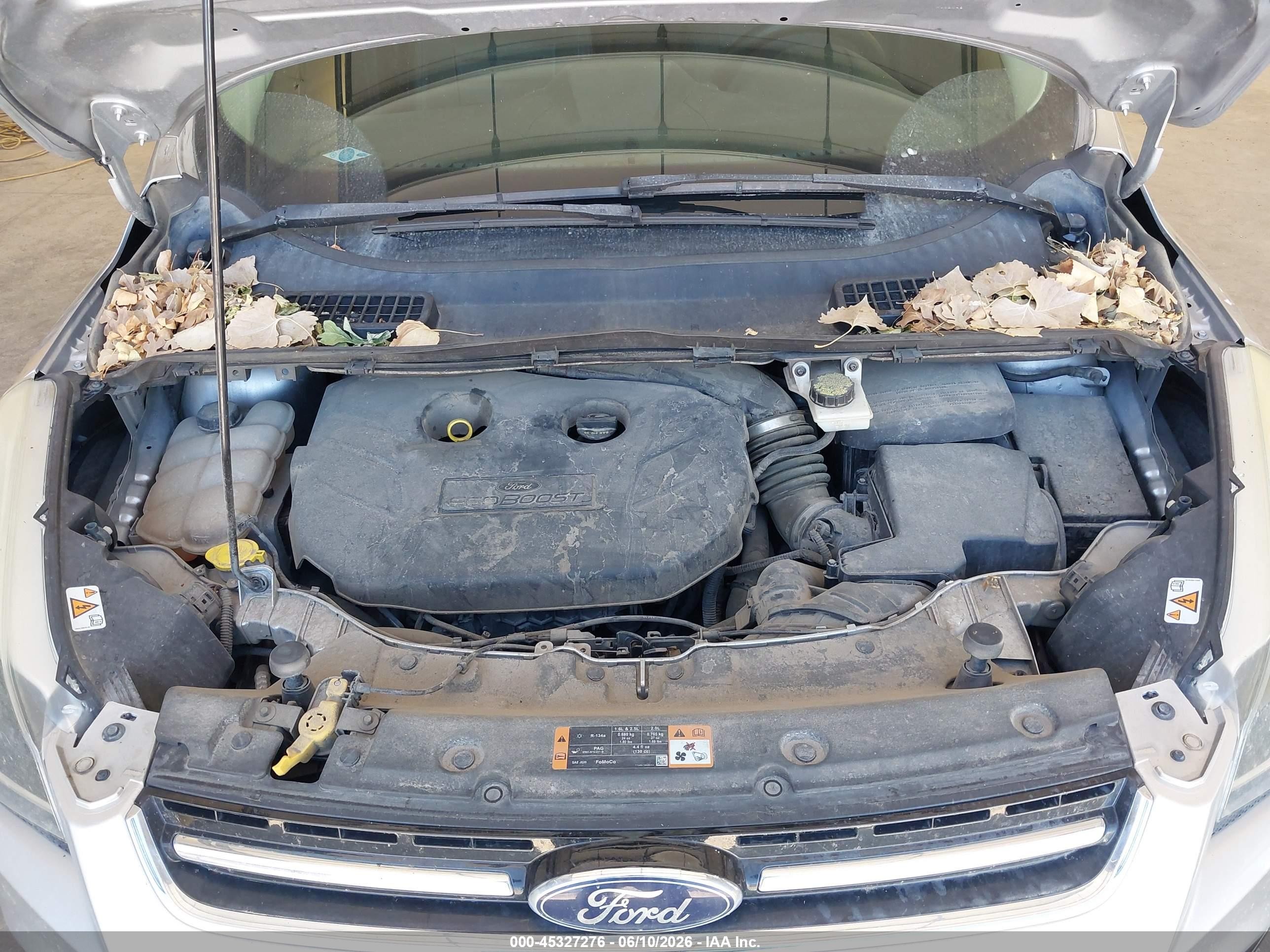 2014 Ford Escape Titanium Серебряный vin: 1FMCU9J99EUC44048