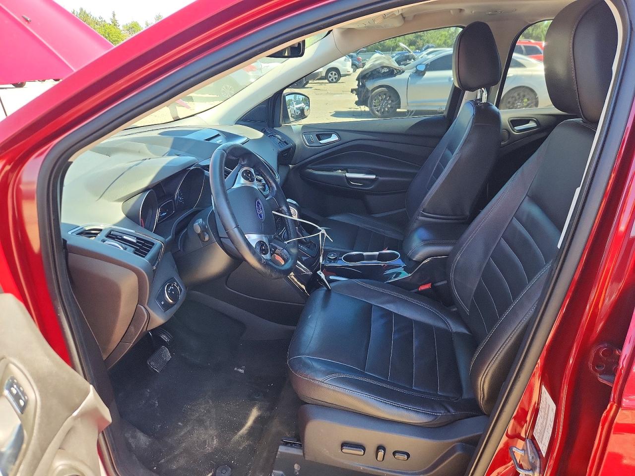 2014 Ford Escape Titanium Red vin: 1FMCU9J99EUD15992