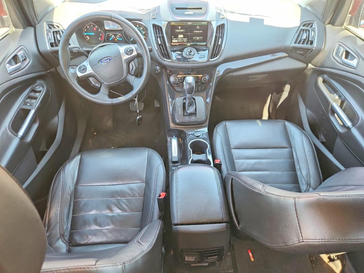 2014 Ford Escape Titanium Red vin: 1FMCU9J99EUD15992