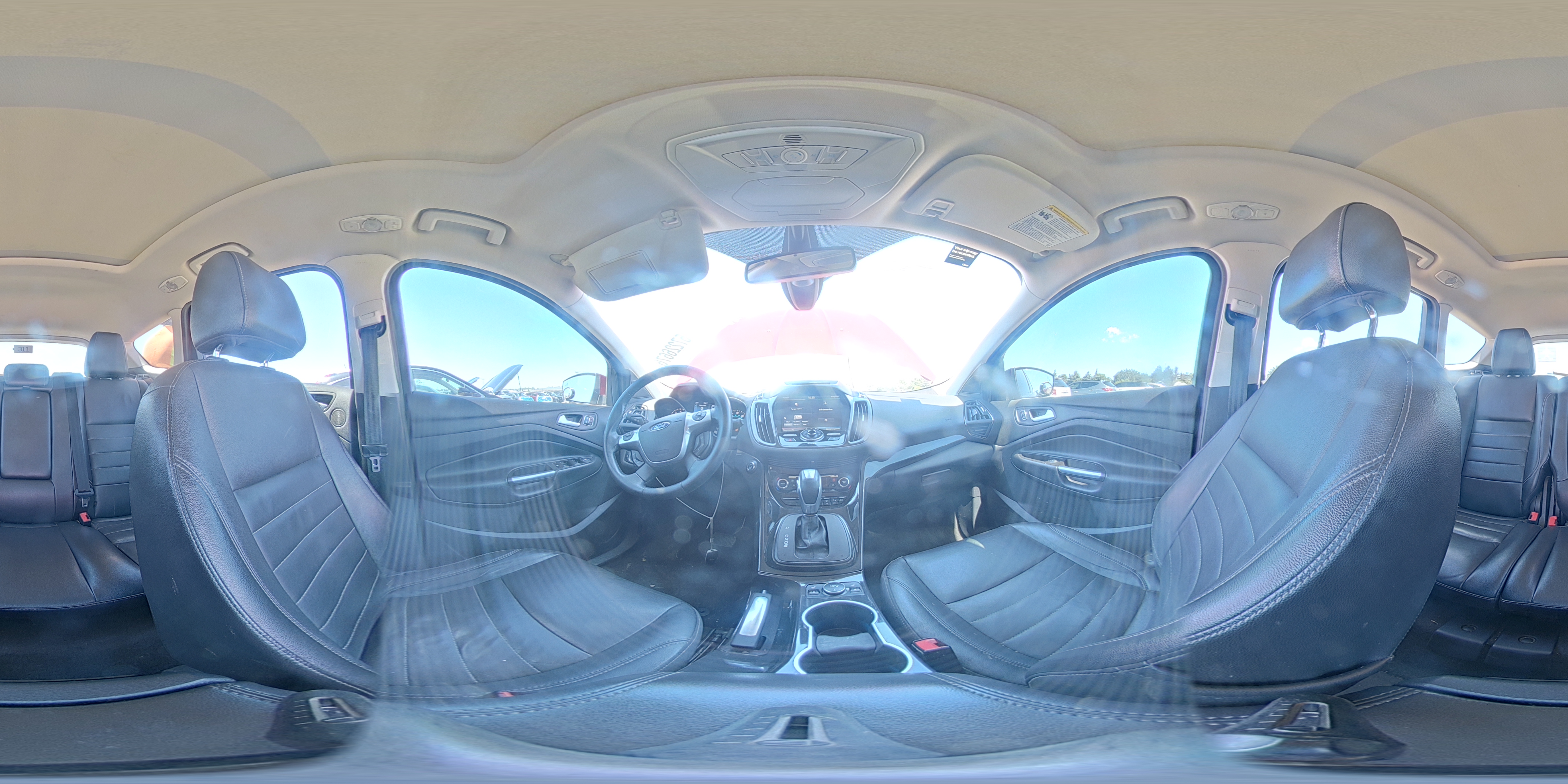 2014 Ford Escape Titanium Red vin: 1FMCU9J99EUD15992