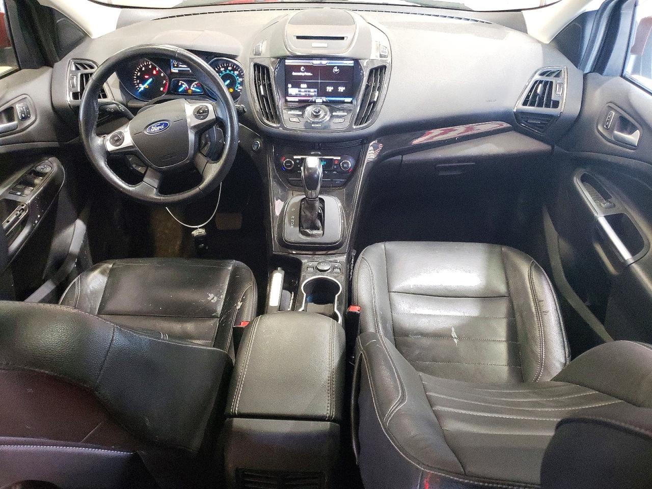 2014 Ford Escape Titanium Red vin: 1FMCU9J99EUE31466
