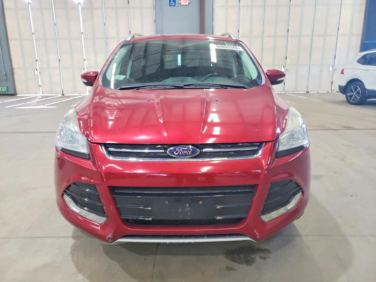 2014 Ford Escape Titanium Red vin: 1FMCU9J99EUE31466